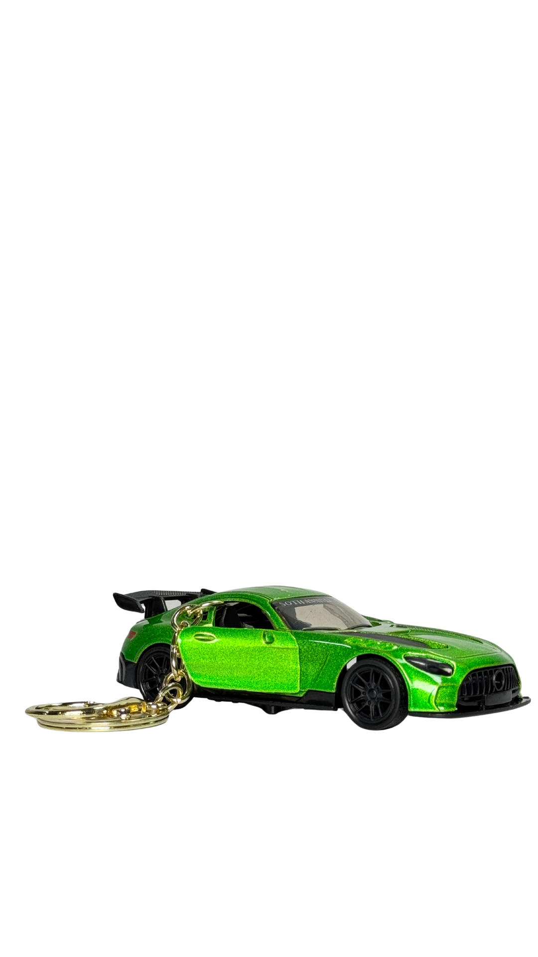 Race Car Metallic Green GT Model 50th Anniversary Edition Keychain | Hellzone