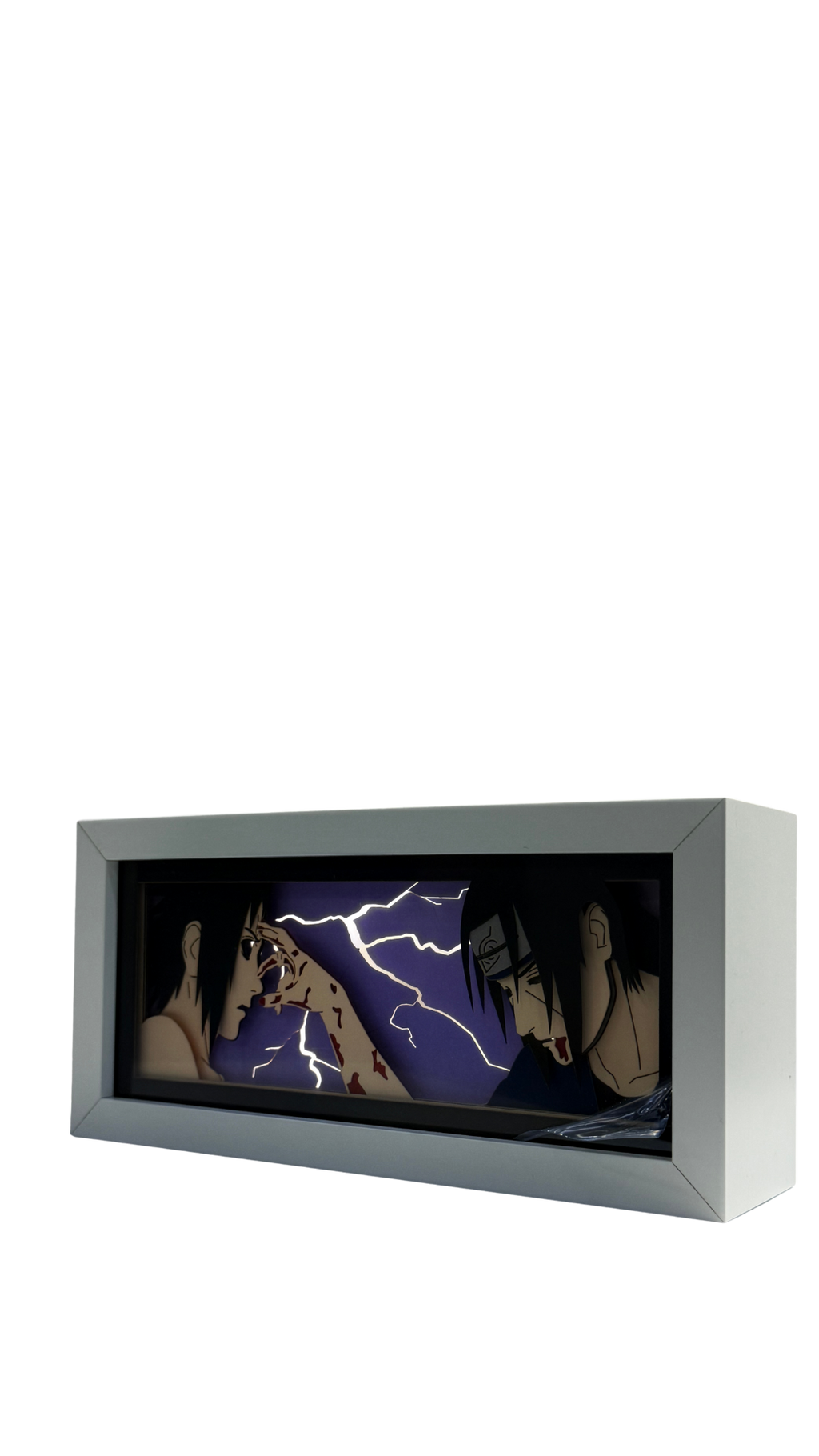 Naruto Shippuden Sasuke & Itachi Uchiha Final Forehead Light Box | Hellzone Exclusive