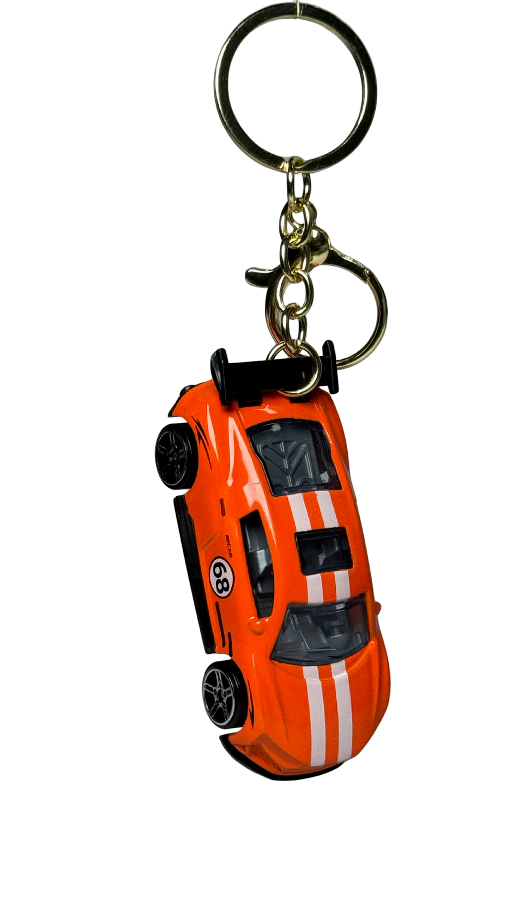 Orange GT Race Car Keychain | Hellzone