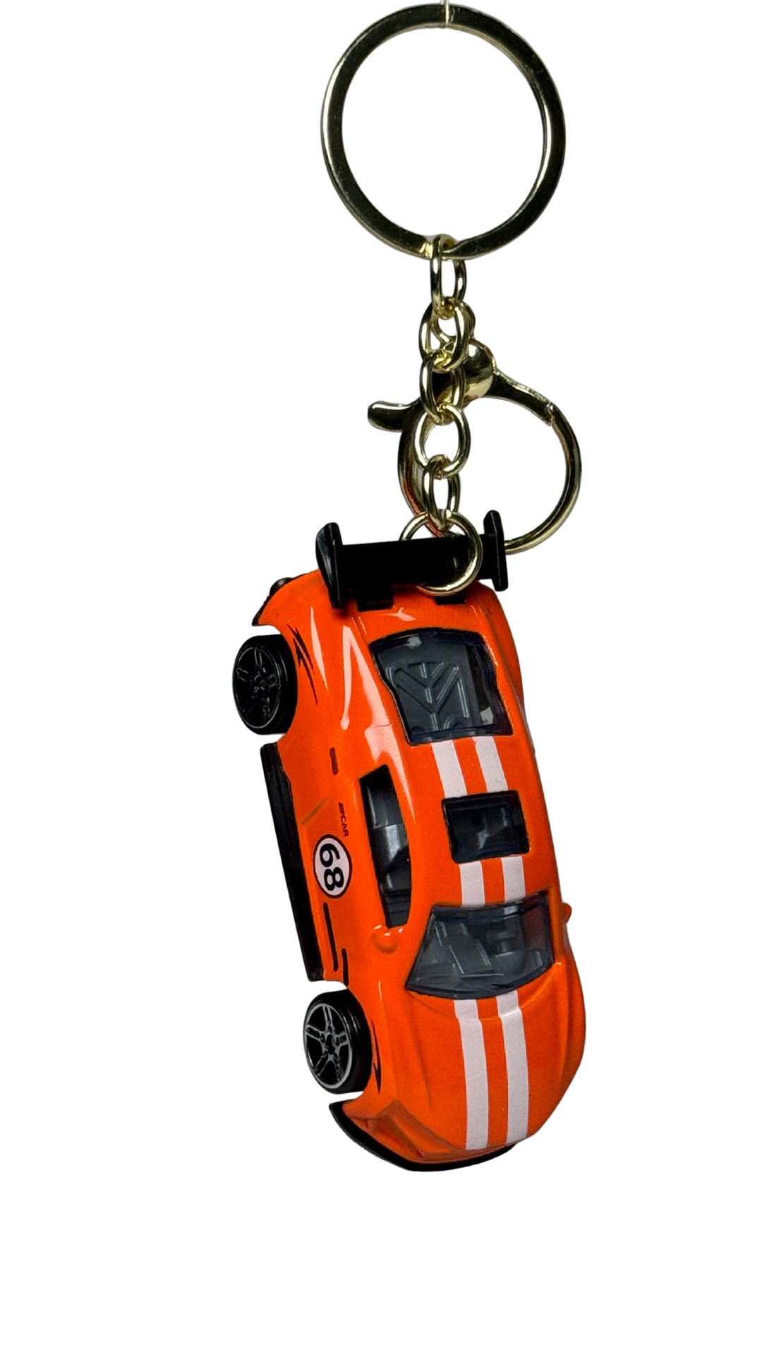 Orange GT Race Car Keychain | Hellzone