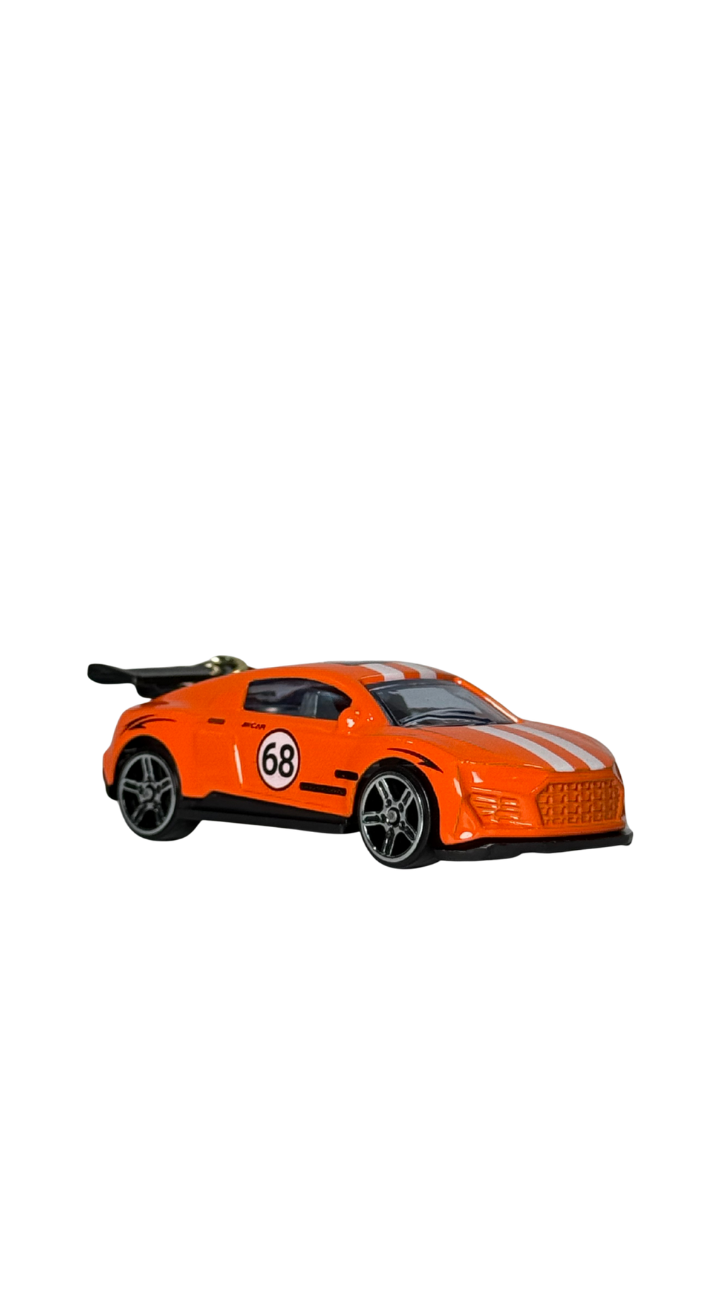 Orange GT Race Car Keychain | Hellzone