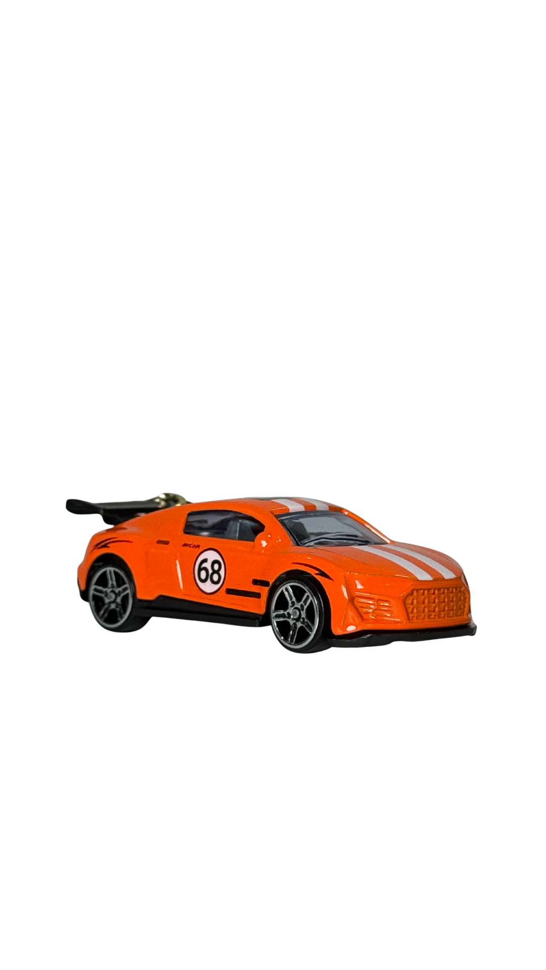 Orange GT Race Car Keychain | Hellzone