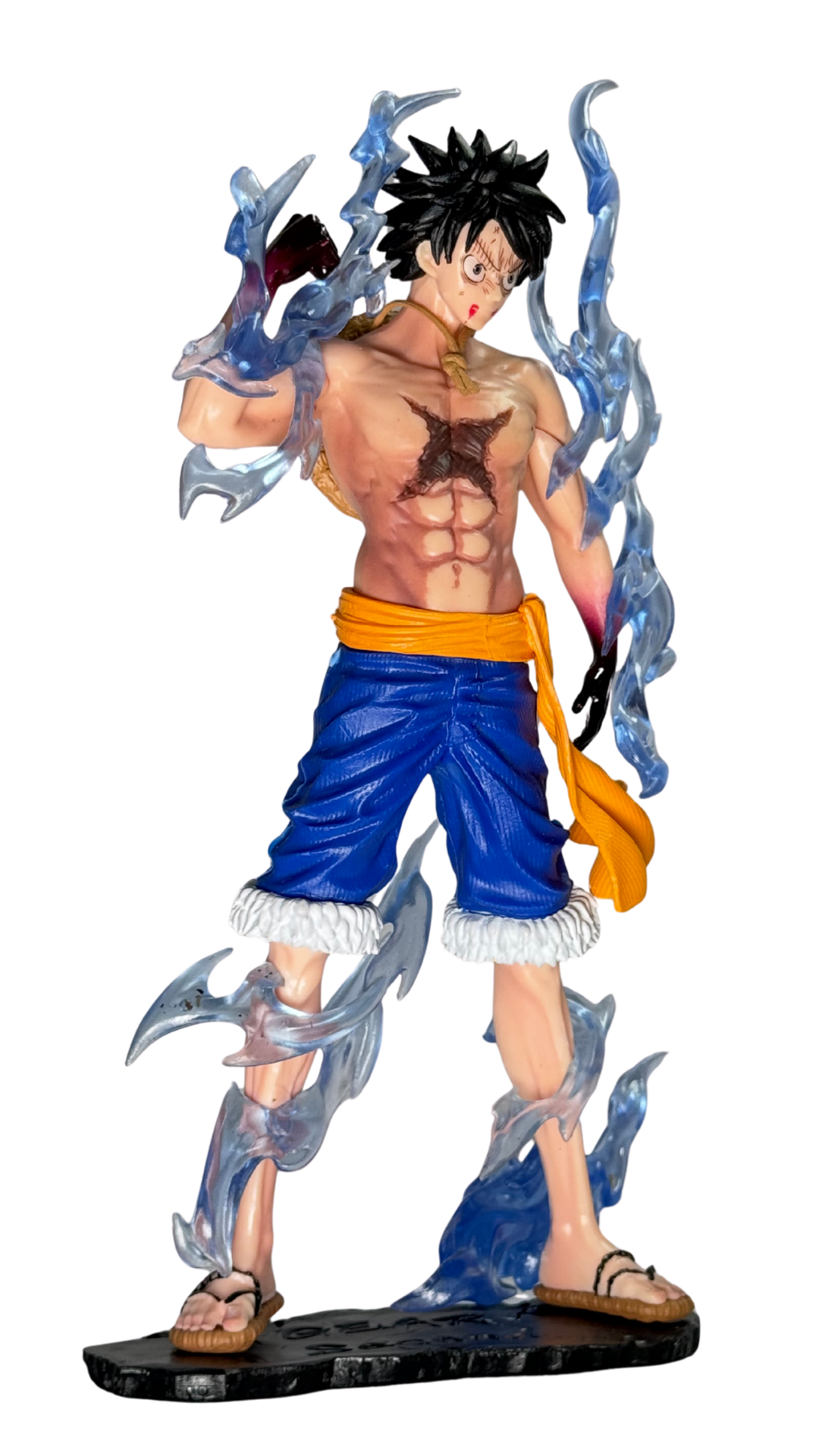Monkey D. Luffy Gear 4 Battle-Damaged Action Figure (24Cm) Hellzone