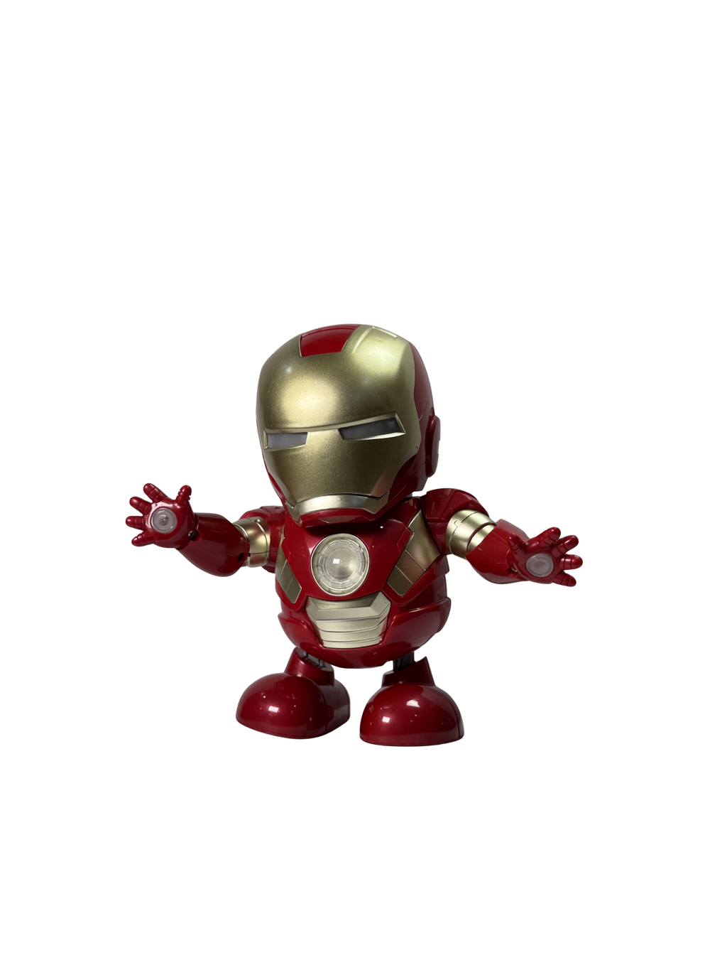 Dance Hero Iron Man | Interactive Chibi Dancing Iron Man Toy Figure with Glowing Repulsors & Arc Reactor