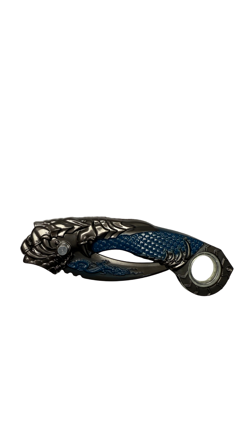 Dragon Karambit Knife - Blue Fantasy Folding | Hellzone