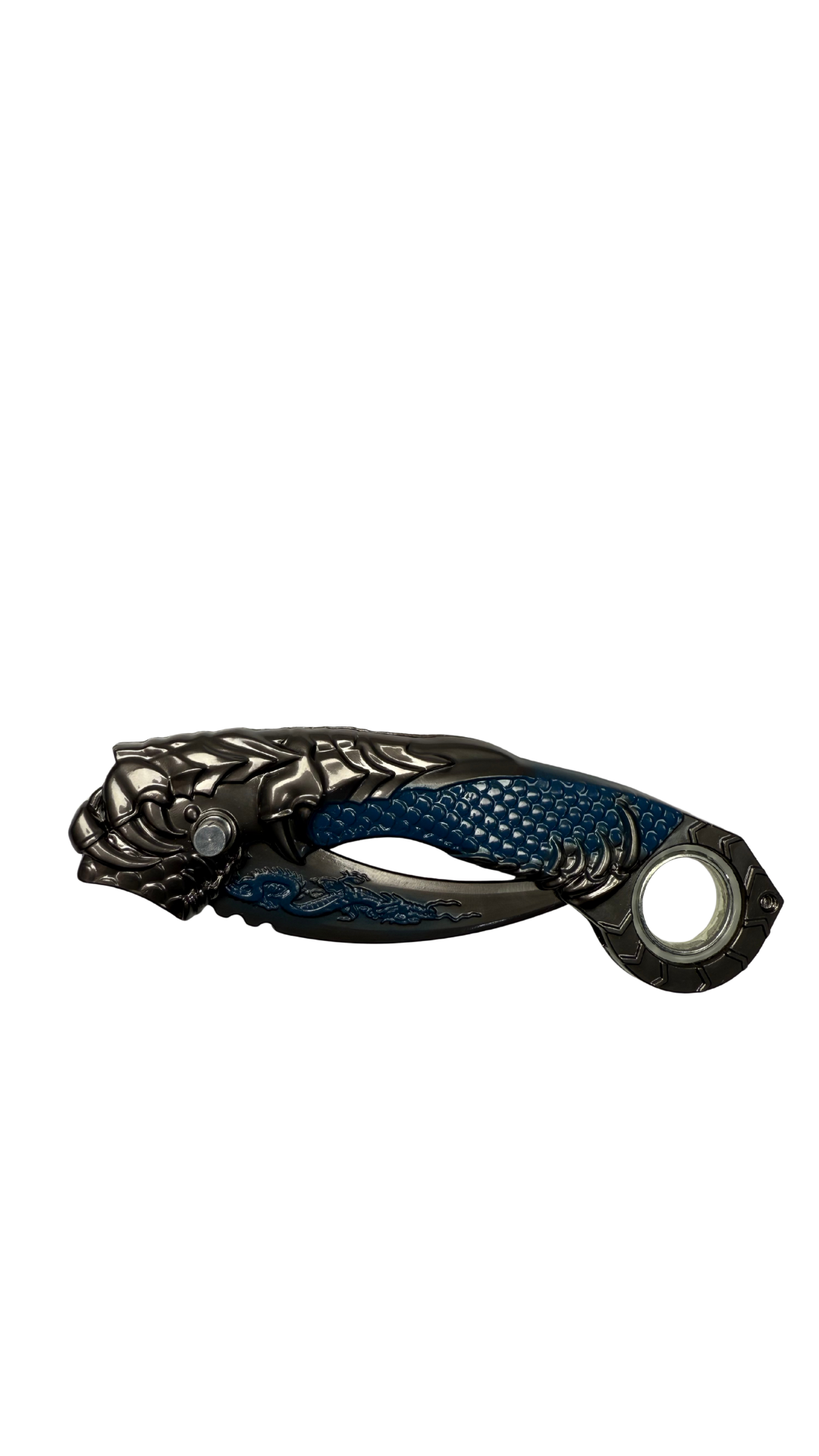 Dragon Karambit Knife - Blue Fantasy Folding | Hellzone