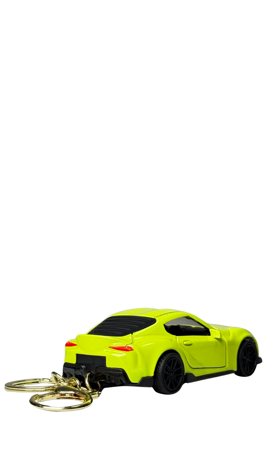 Sports Car Neon Yellow GT Model Super Performance Edition Keychain | Hellzone