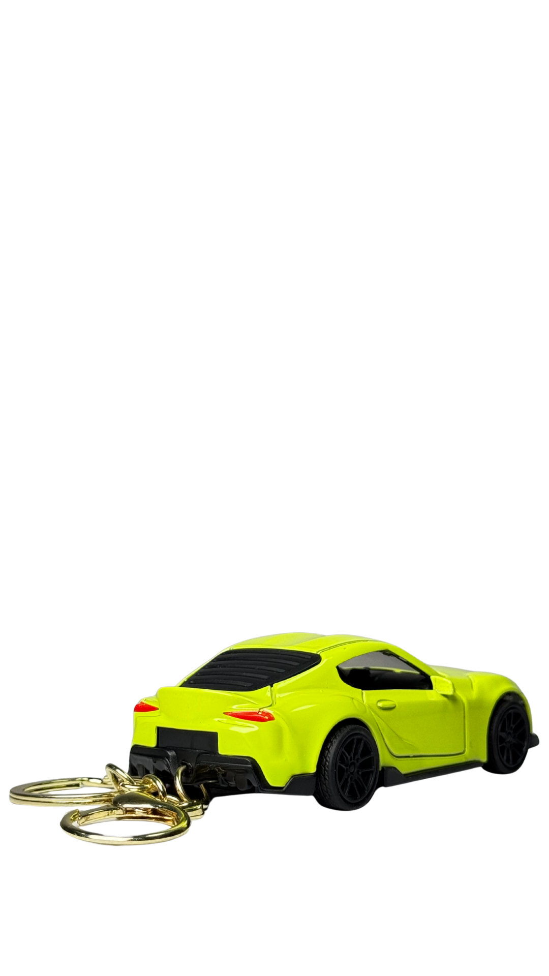 Sports Car Neon Yellow GT Model Super Performance Edition Keychain | Hellzone