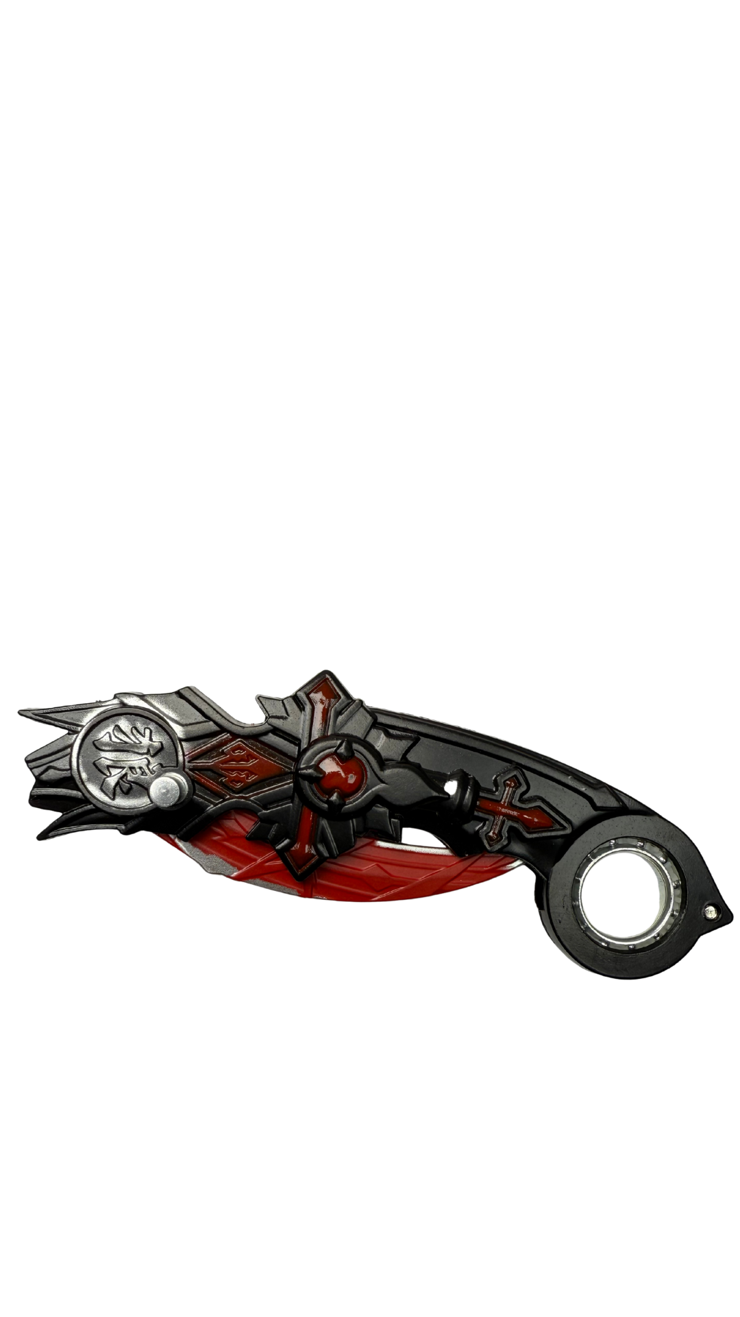 Blood Edge Karambit - Black & Red Fantasy Skull | Hellzone