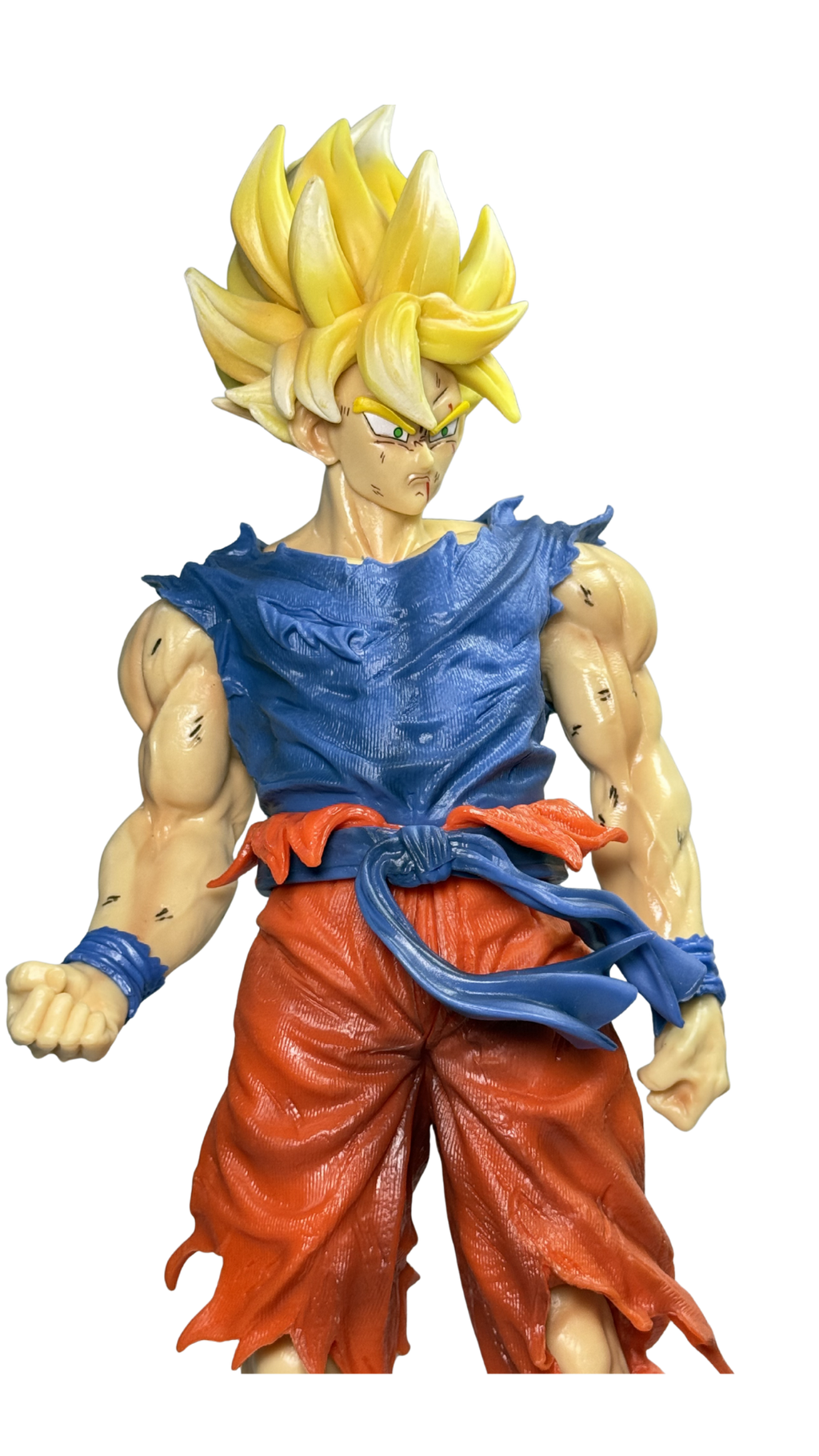 Super Saiyan Goku: Battle-Damaged Edition – Premium Action Figure (44cm) | Hellzone