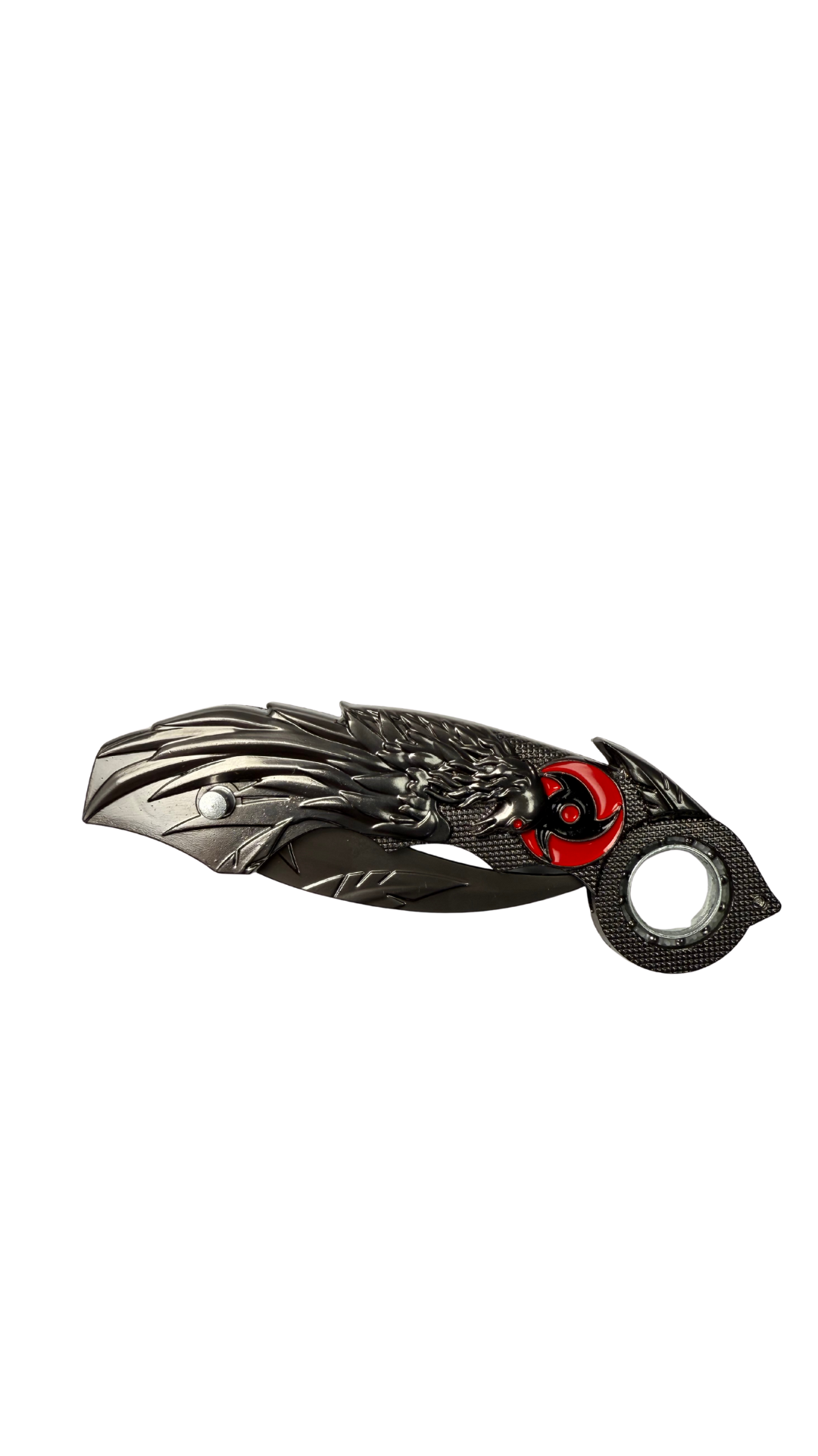 Shadow Fang Karambit Dragon Head Silver Fantasy Knife | | Hellzone