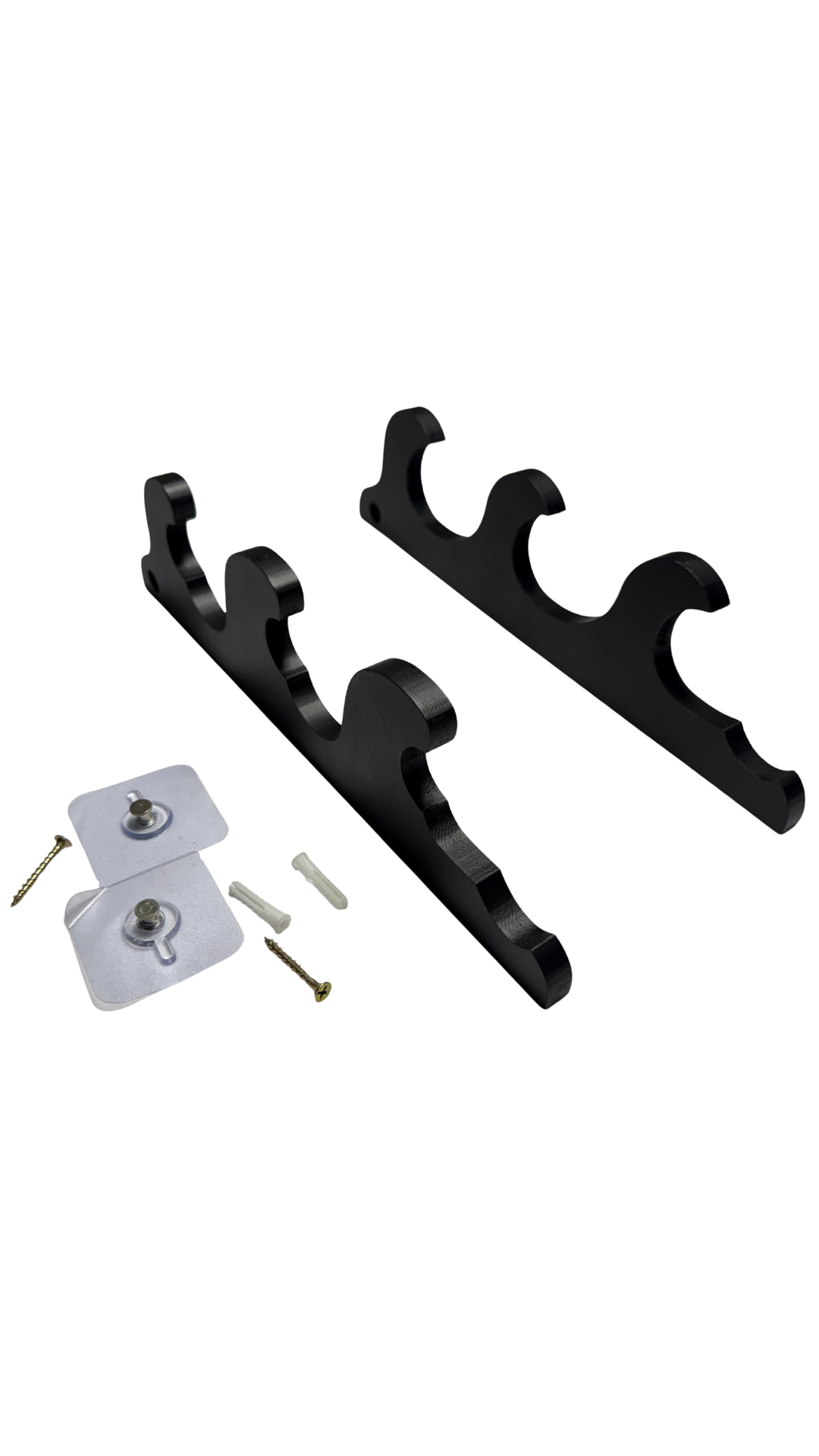 3-Tier Sword Wall Mount Display Rack Heavy Duty Katana & Lightsaber Holder | Hellzone