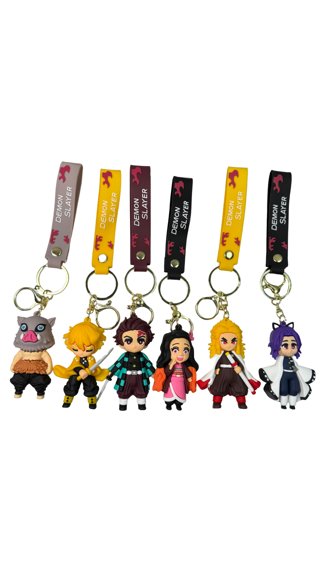 Demon Slayerc 6 Piece Set Keychain | Hellzone