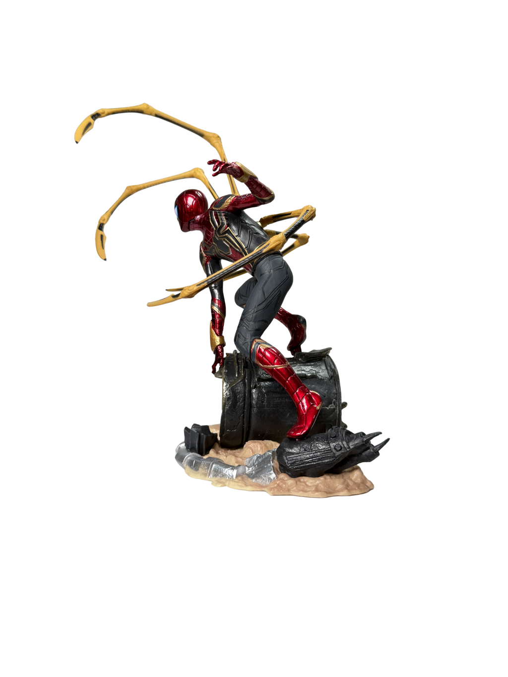 Iron Spider-Man with Mechanical Spider Legs Statue | Premium Detailed Marvel Superhero Collectible Figure