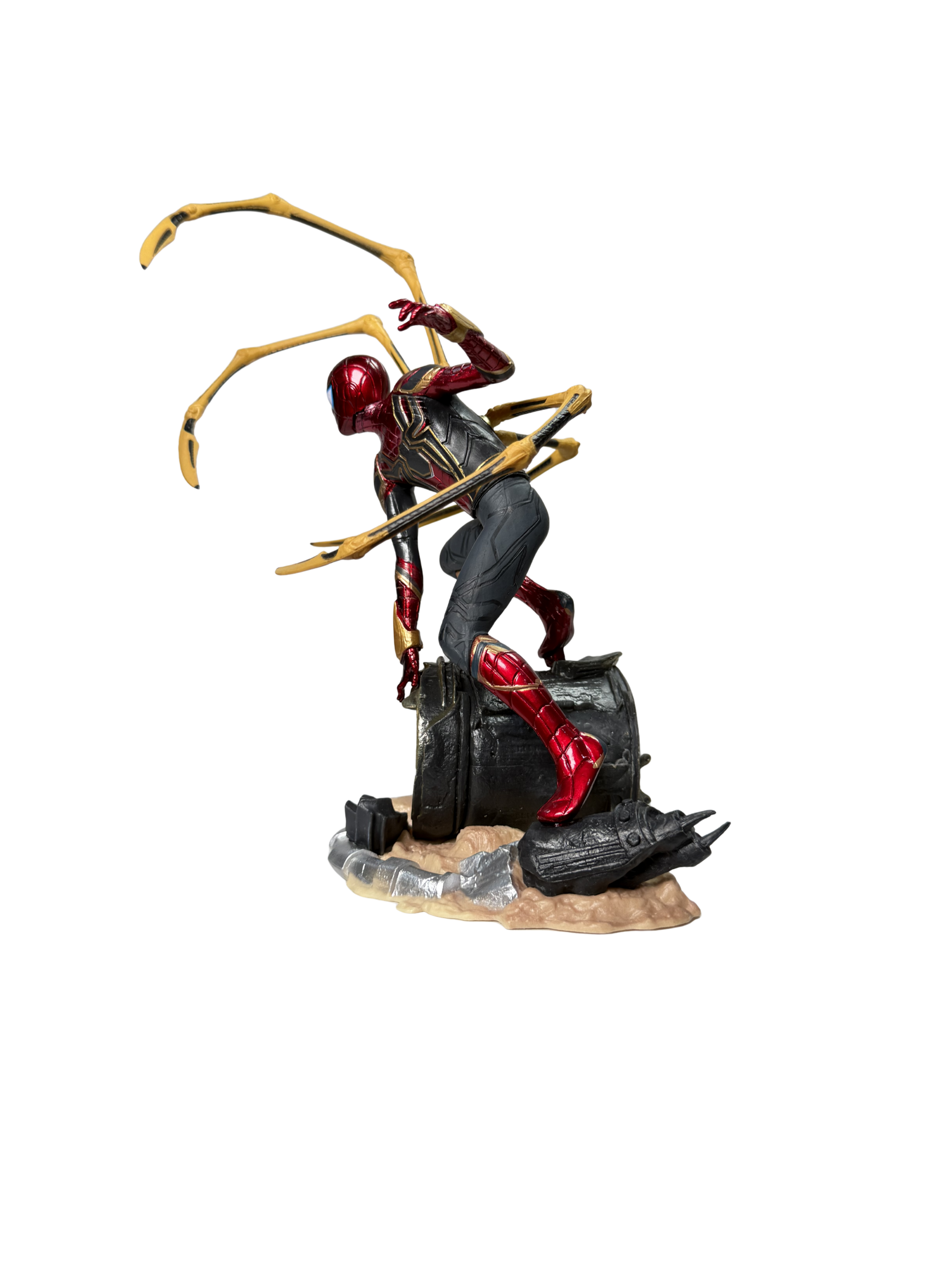 Iron Spider-Man with Mechanical Spider Legs Statue | Premium Detailed Marvel Superhero Collectible Figure