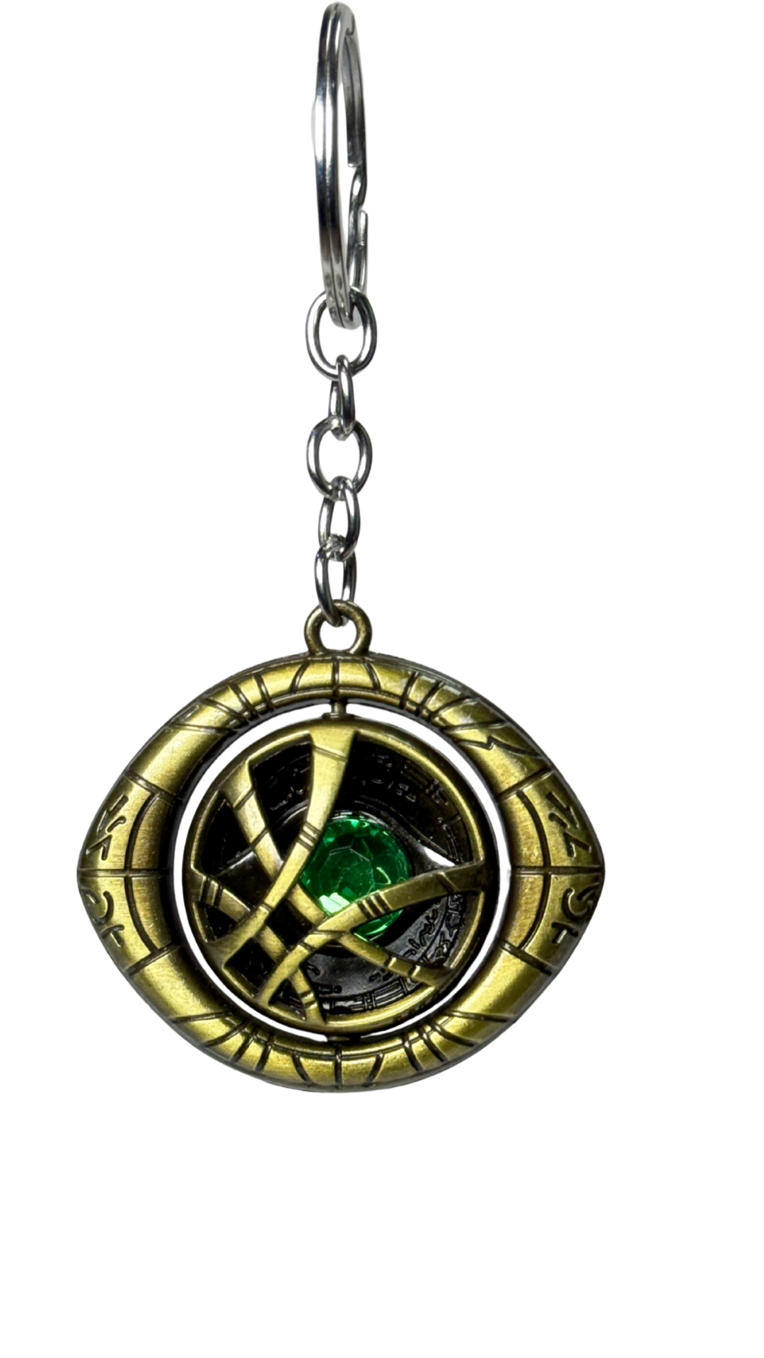 Doctor Strange Eye of Agamotto with Time Stone Keychain | Hellzone