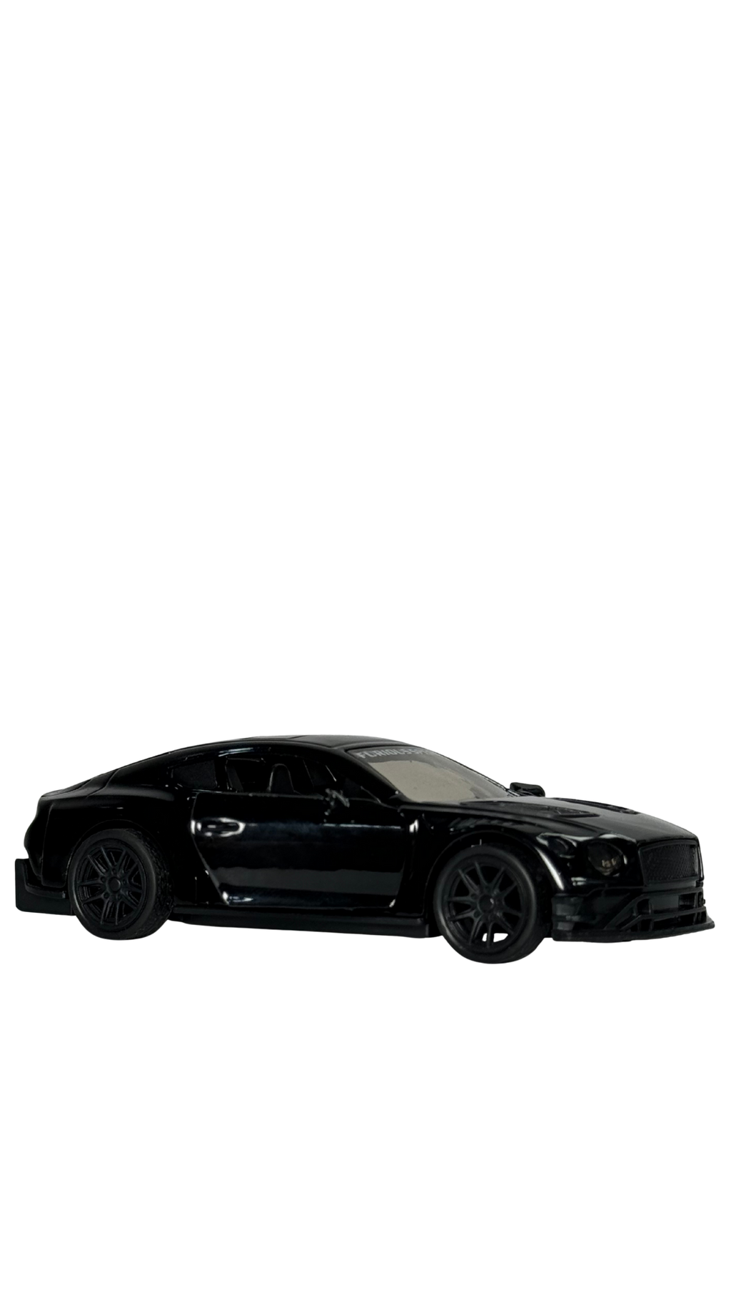 DM Sports Car Black Finish with Opening Doors & Gold Ring Keychain | Hellzone