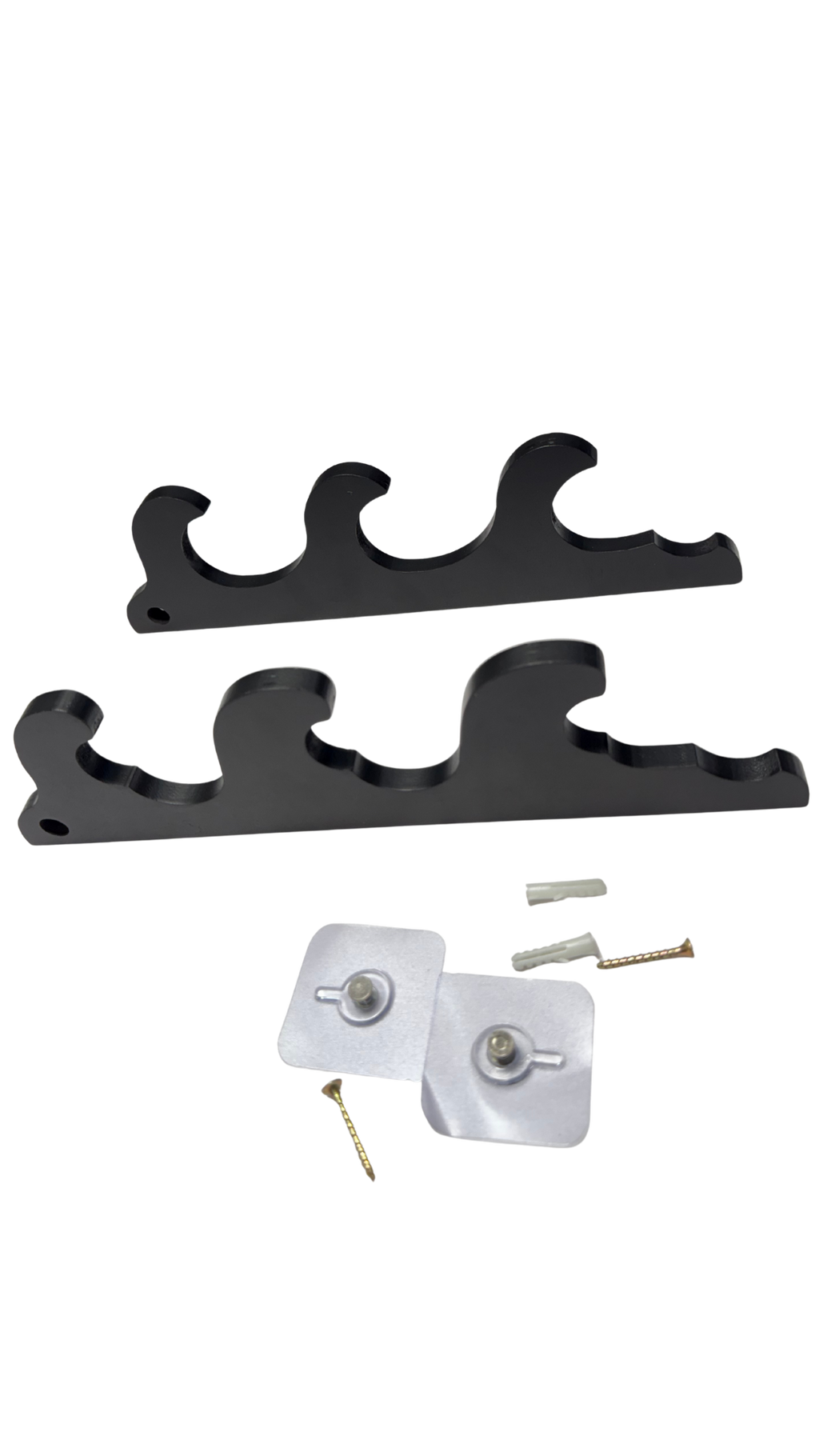 3-Tier Sword Wall Mount Display Rack Heavy Duty Katana & Lightsaber Holder | Hellzone