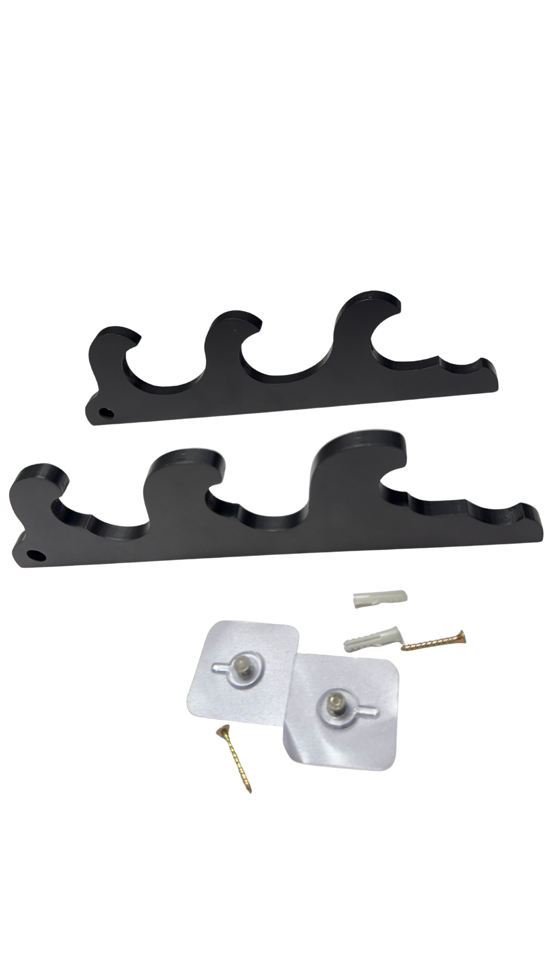 3-Tier Sword Wall Mount Display Rack Heavy Duty Katana & Lightsaber Holder | Hellzone