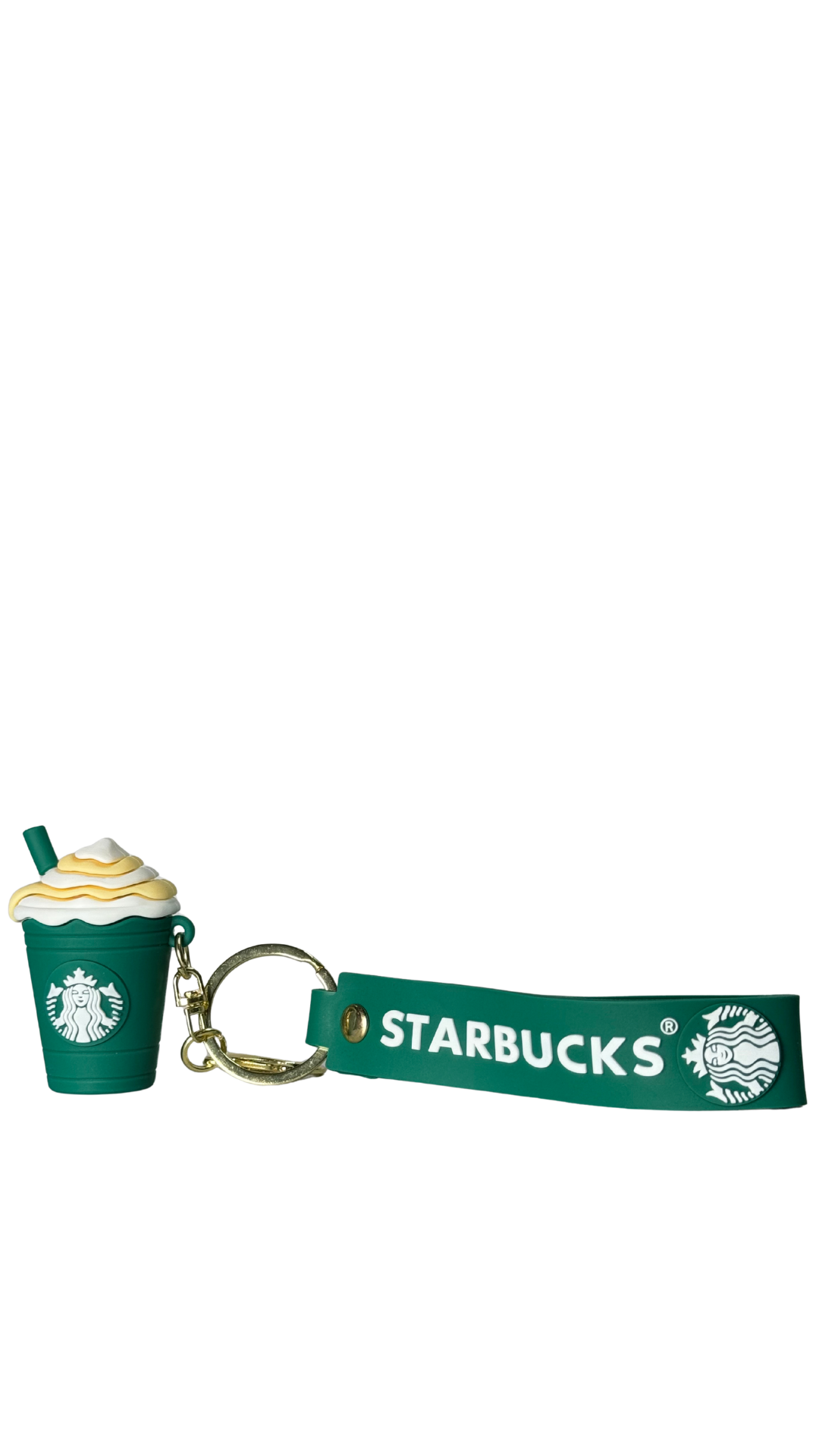 Starbucks Classic Green Coffee Cup with Branded Strap Keychain | Hellzone