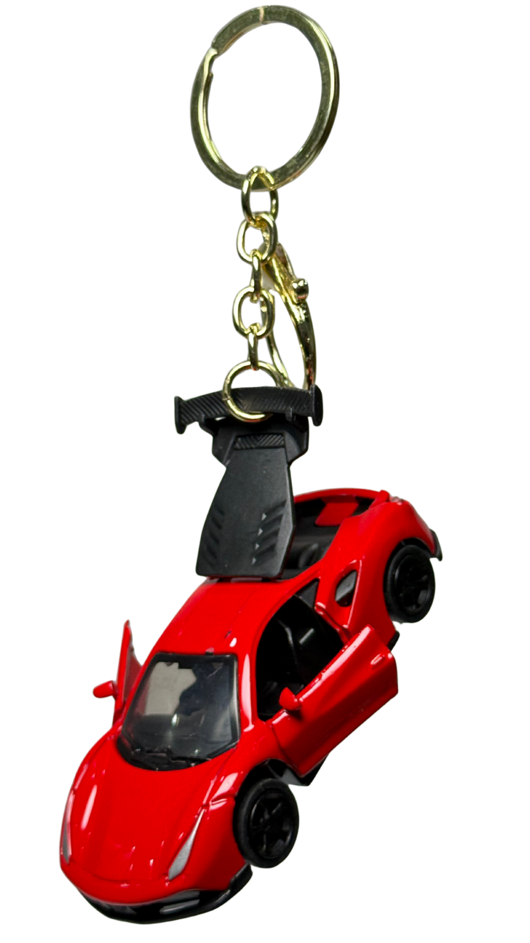 Red Italian Sports Car Functional Opening Doors & Engine Cover Keychain | Hellzone