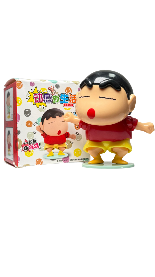 Shin-chan Classic Red & Yellow Outfit Dancing Toy | Hellzone