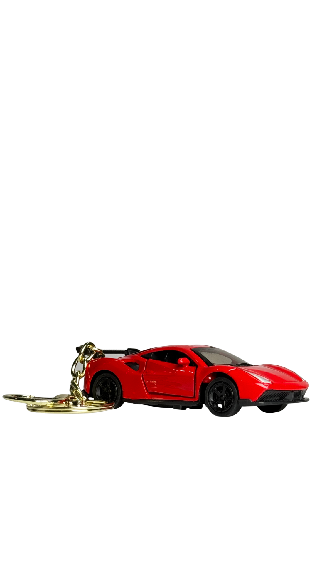 GT Race Car Orange Finish with Functional Opening Doors & Carbon Spoiler Keychain | Hellzone