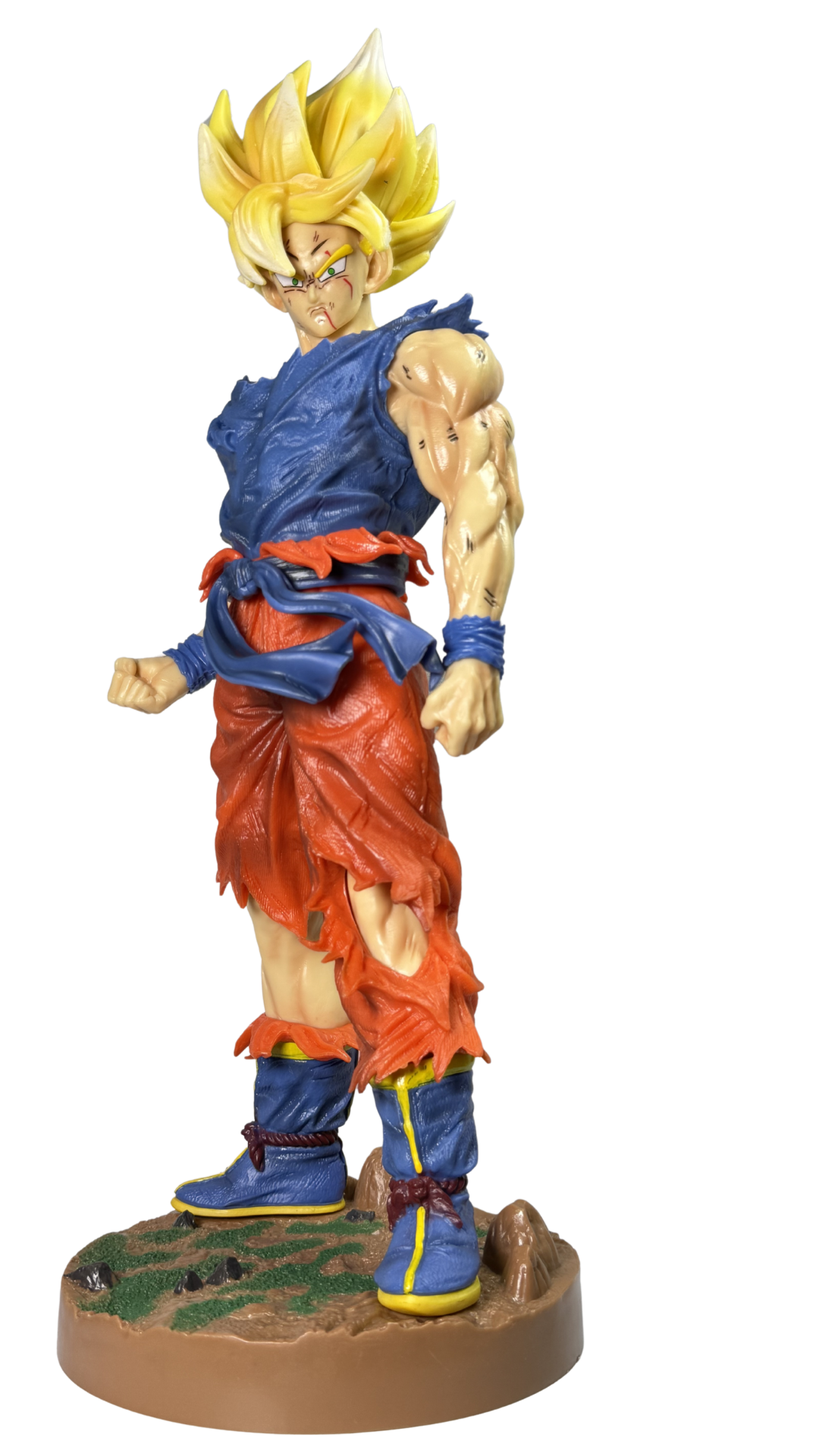 Super Saiyan Goku: Battle-Damaged Edition – Premium Action Figure (44cm) | Hellzone