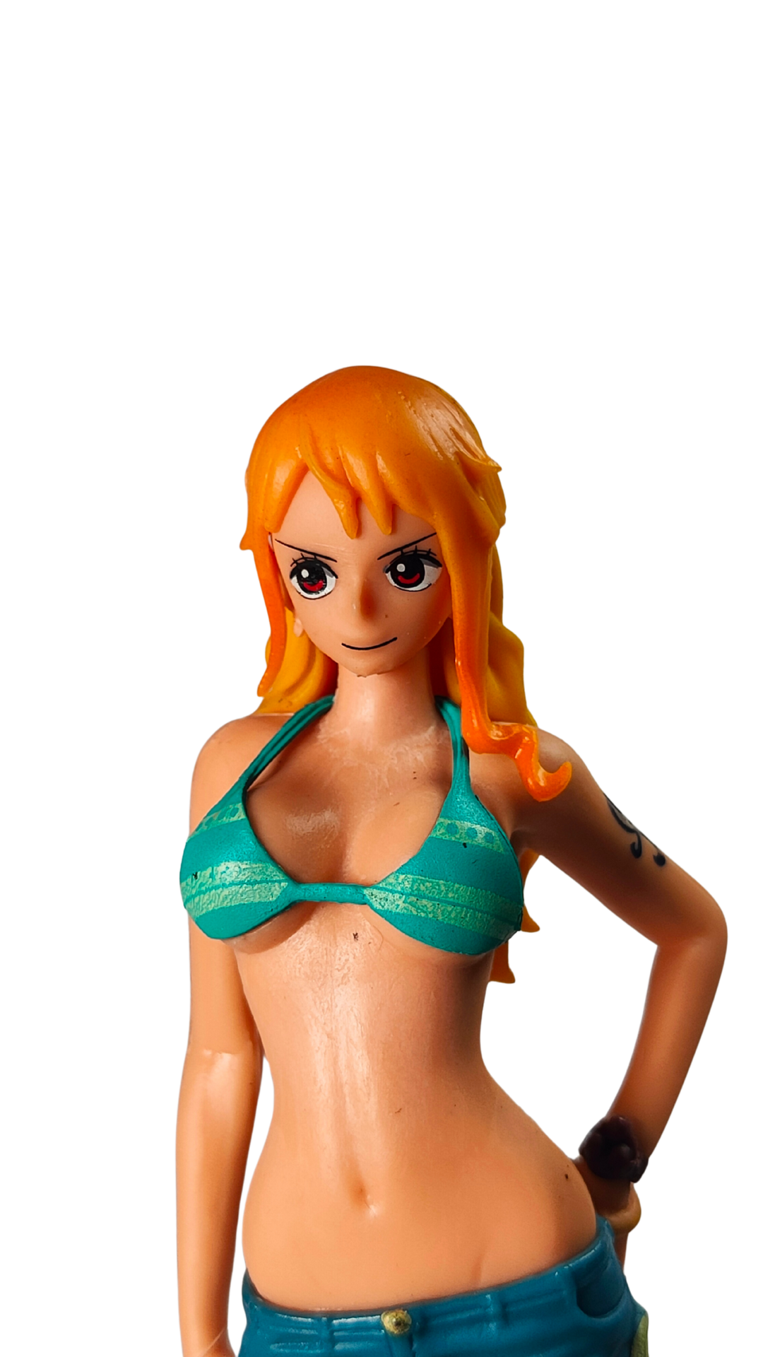 Nami Green Bikini Top & Blue Jeans Action Figure (17Cm) Hellzone