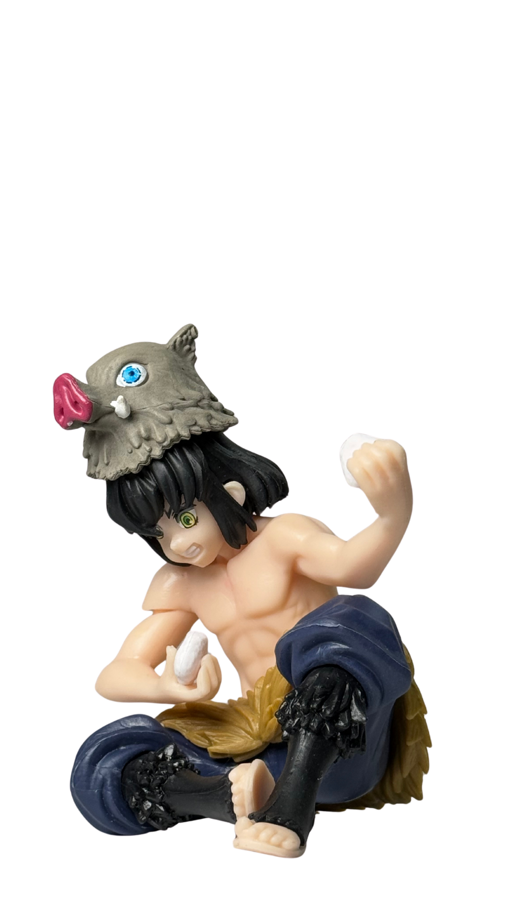 Inosuke Hashibira Perching/Sitting Action Figure (15Cm) Hellzone