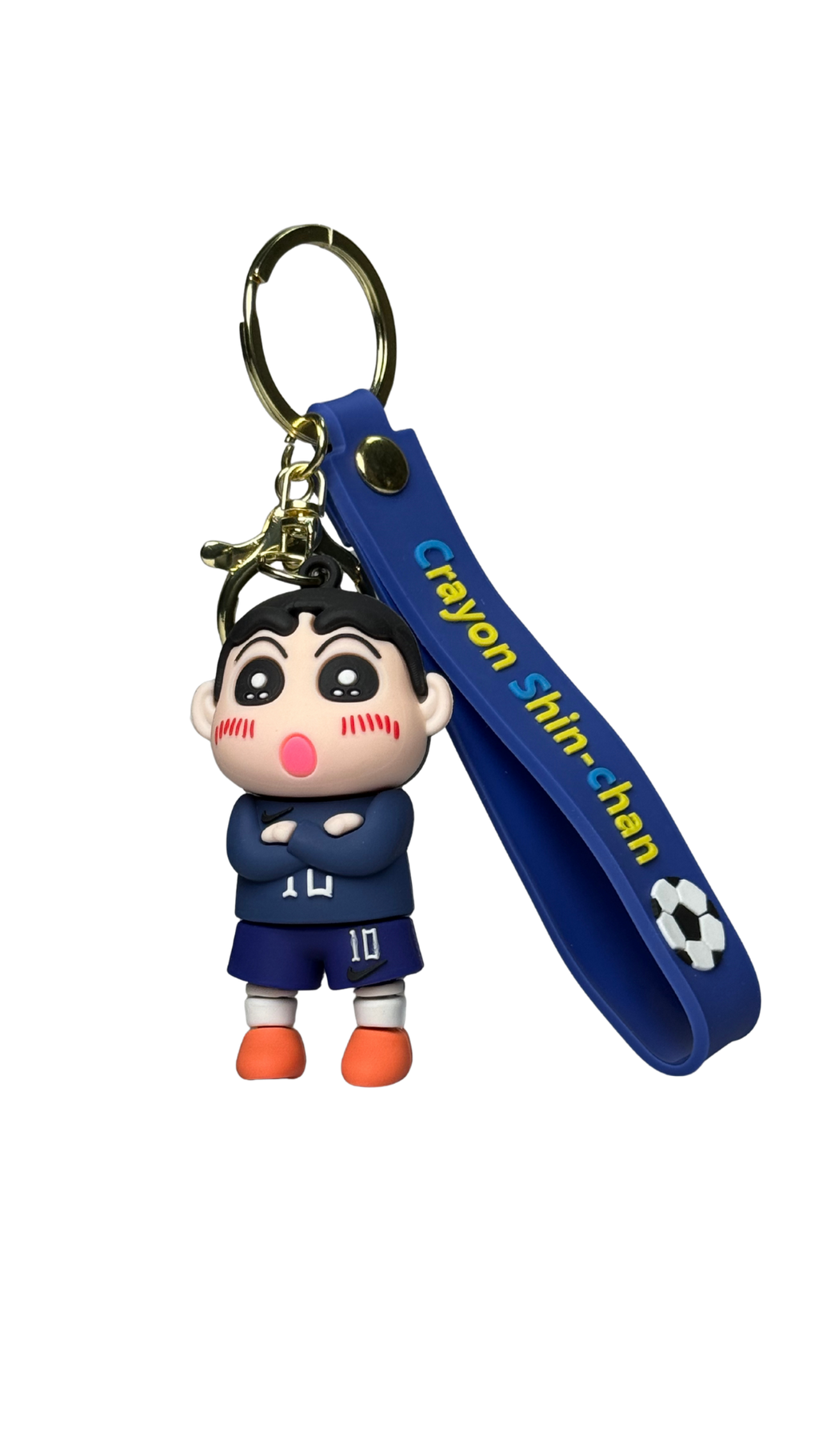 Shin-chan Argentina Soccer Messi Inspired Jersey Keychain | Hellzone
