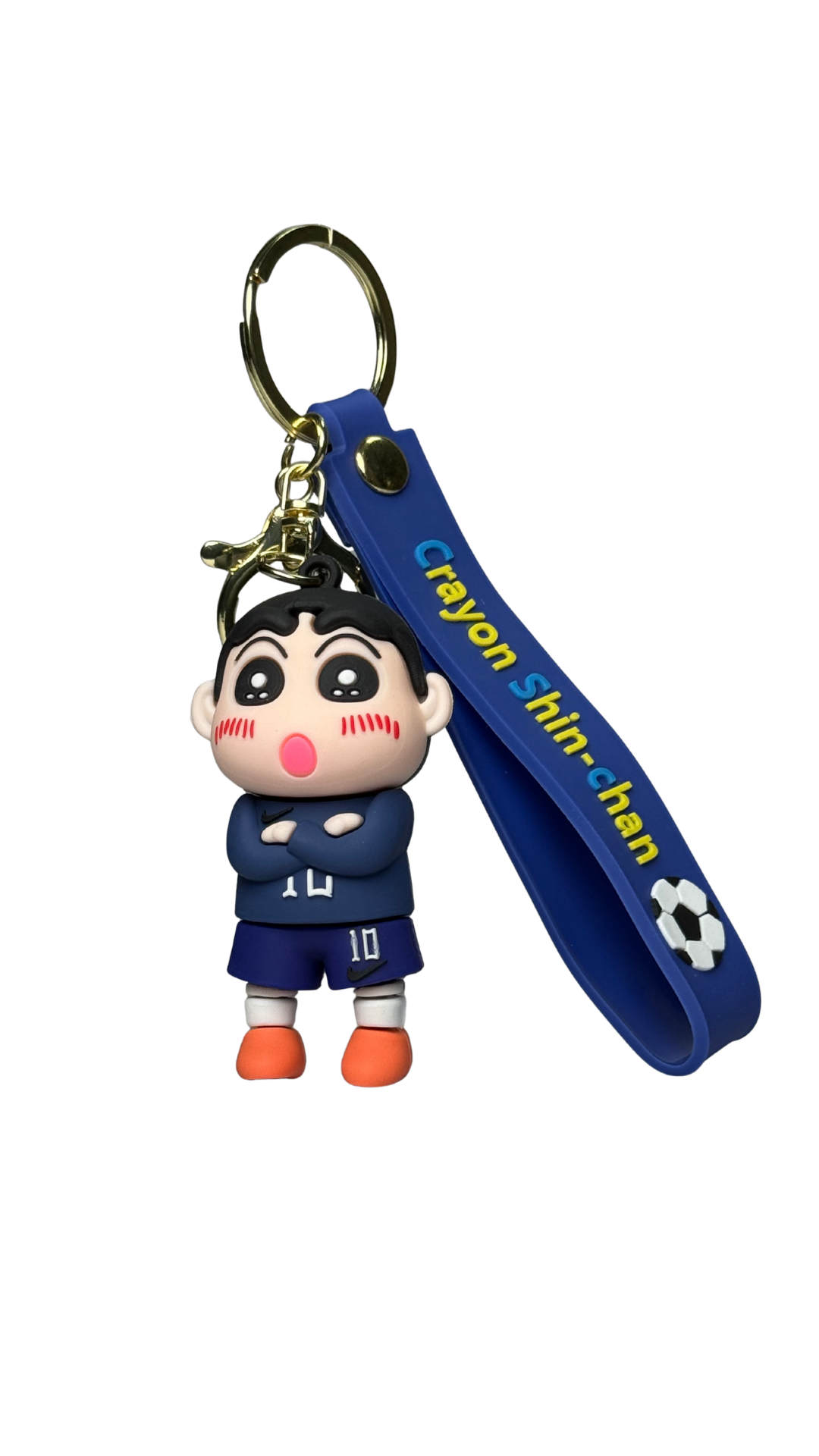Shin-chan Argentina Soccer Messi Inspired Jersey Keychain | Hellzone