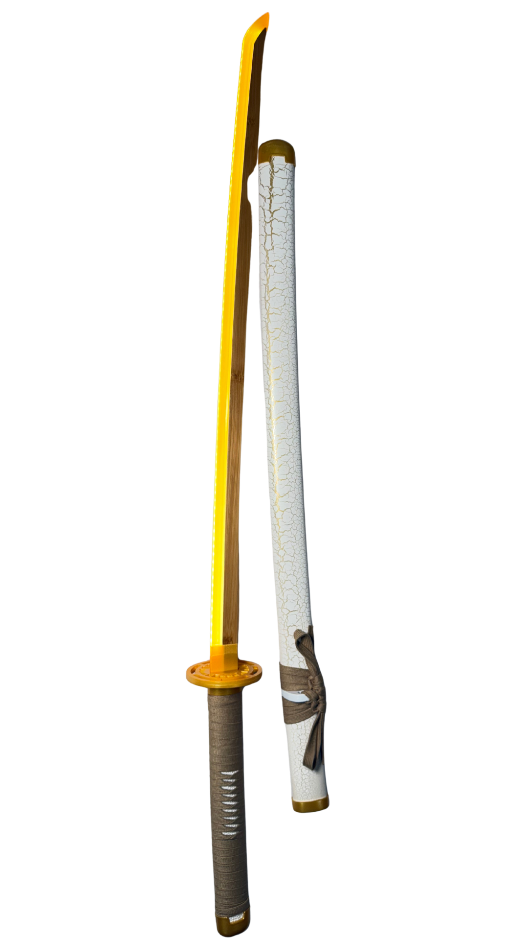 Zenitsu Agatsuma Golden LED Katana (104 Cm) | Hellzone
