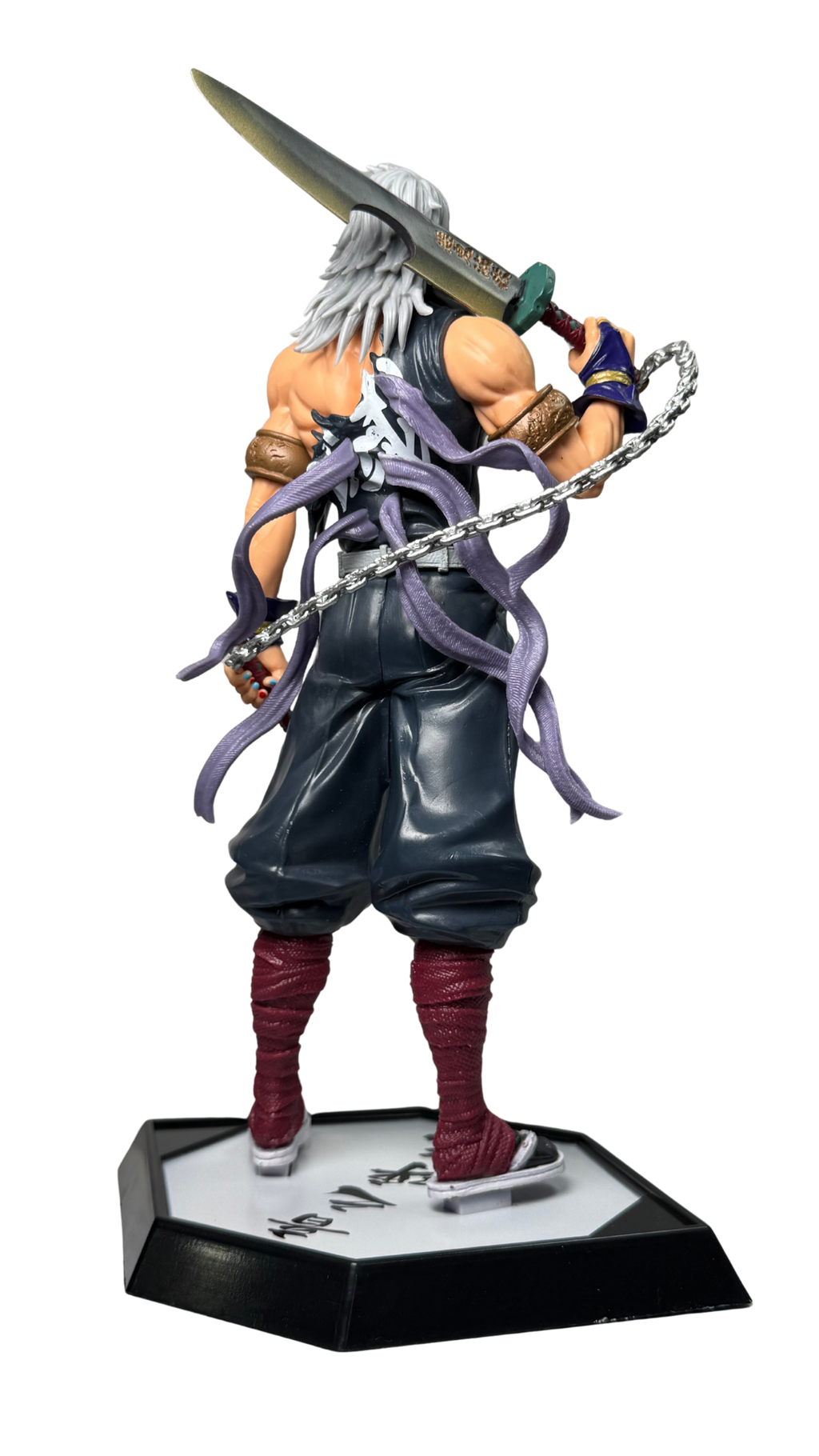 Tengen Uzui Dual Chained Nichirin Blades Action Figure (30Cm)