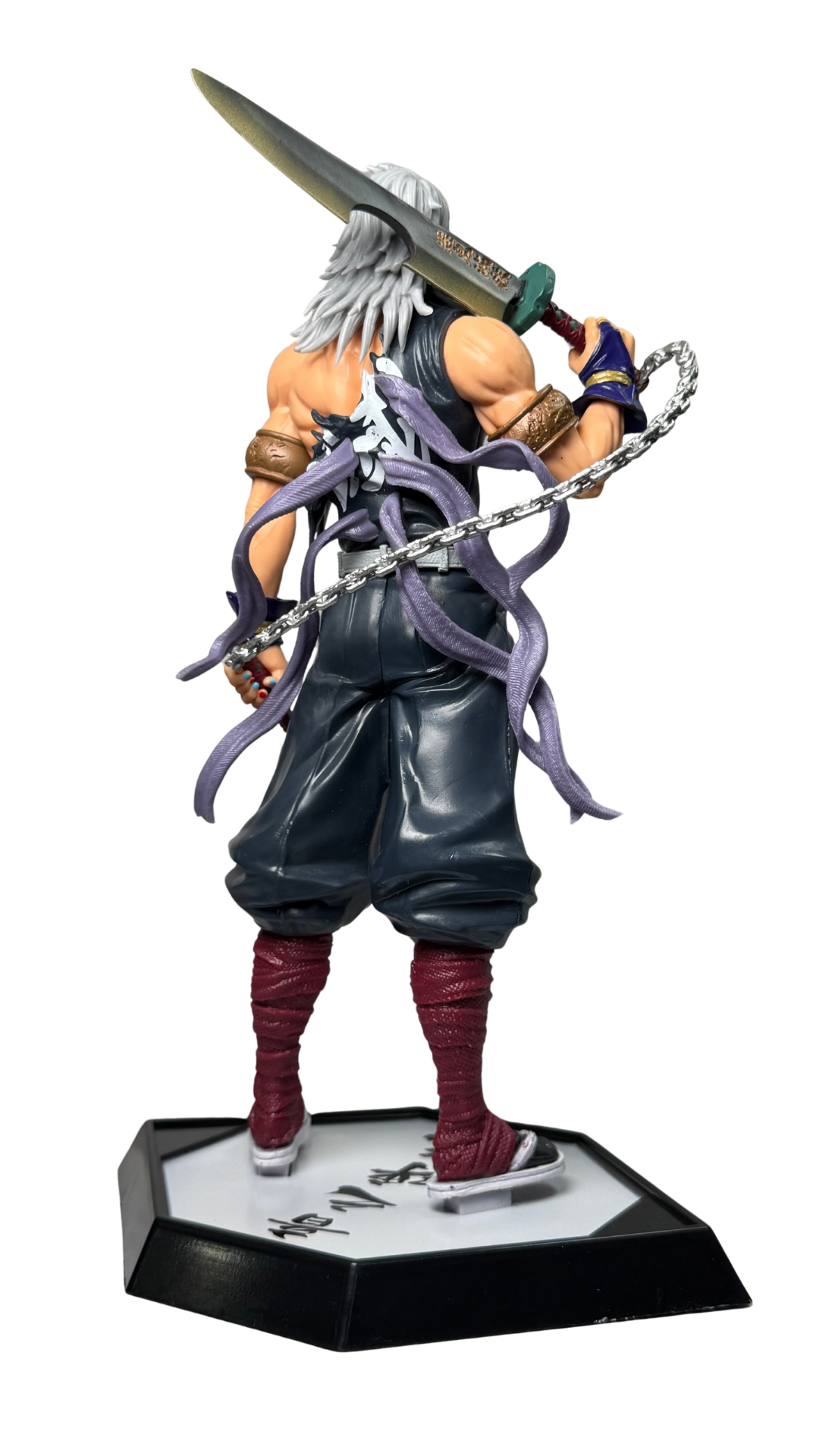 Tengen Uzui Dual Chained Nichirin Blades Action Figure (30Cm)