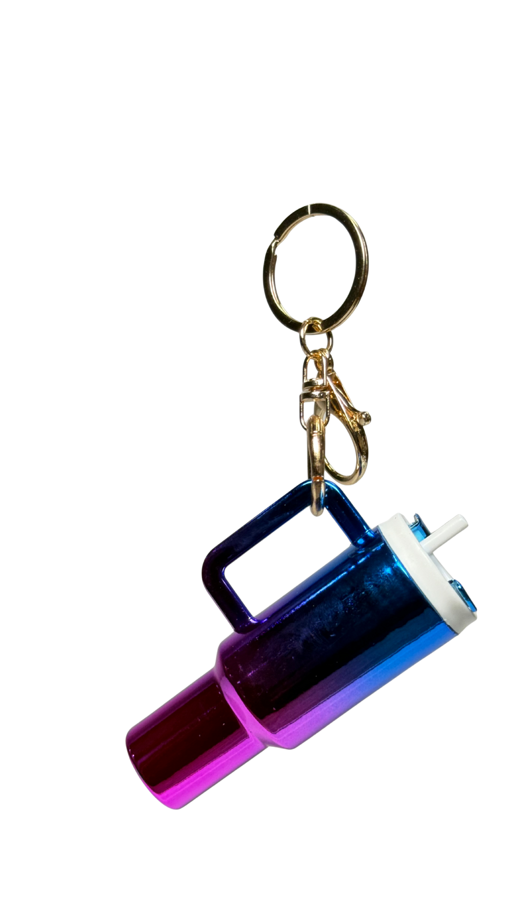 Mini Tumbler Electric Blue & Magenta Keychain | Hellzone