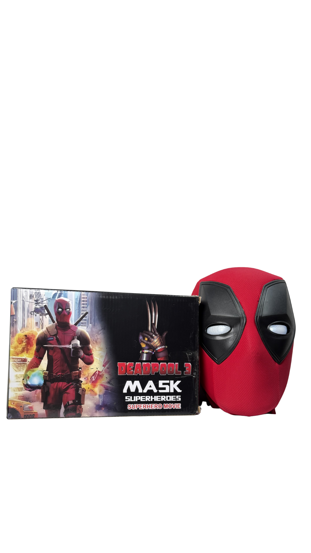 Deadpool Mask – Premium Fabric Cosplay LED Mask (28Cm) | Hellzone