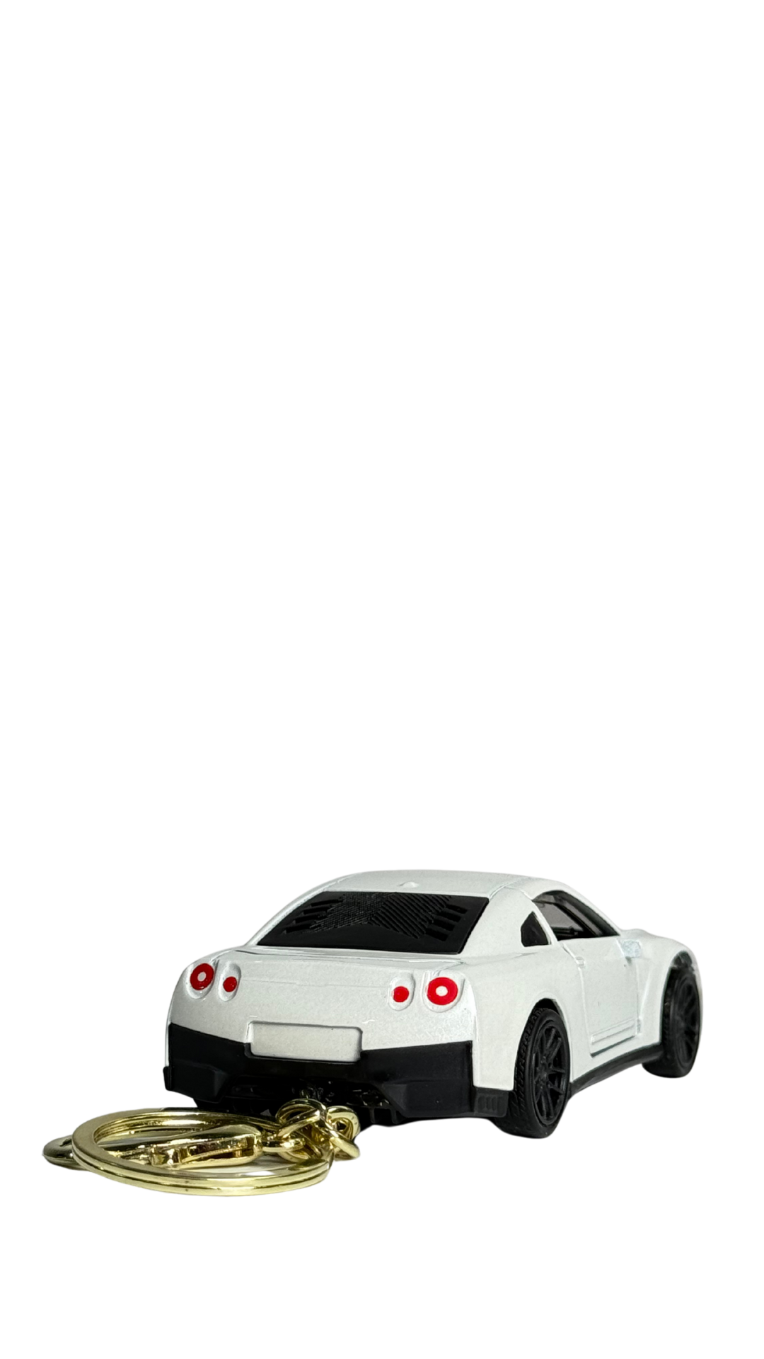 GT-R Style Race Car White Finish Performance Sport Mode Keychain | Hellzone