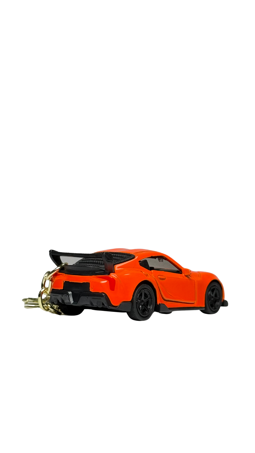 GT Race Car Orange Finish with Functional Opening Doors & Carbon Spoiler Keychain | Hellzone