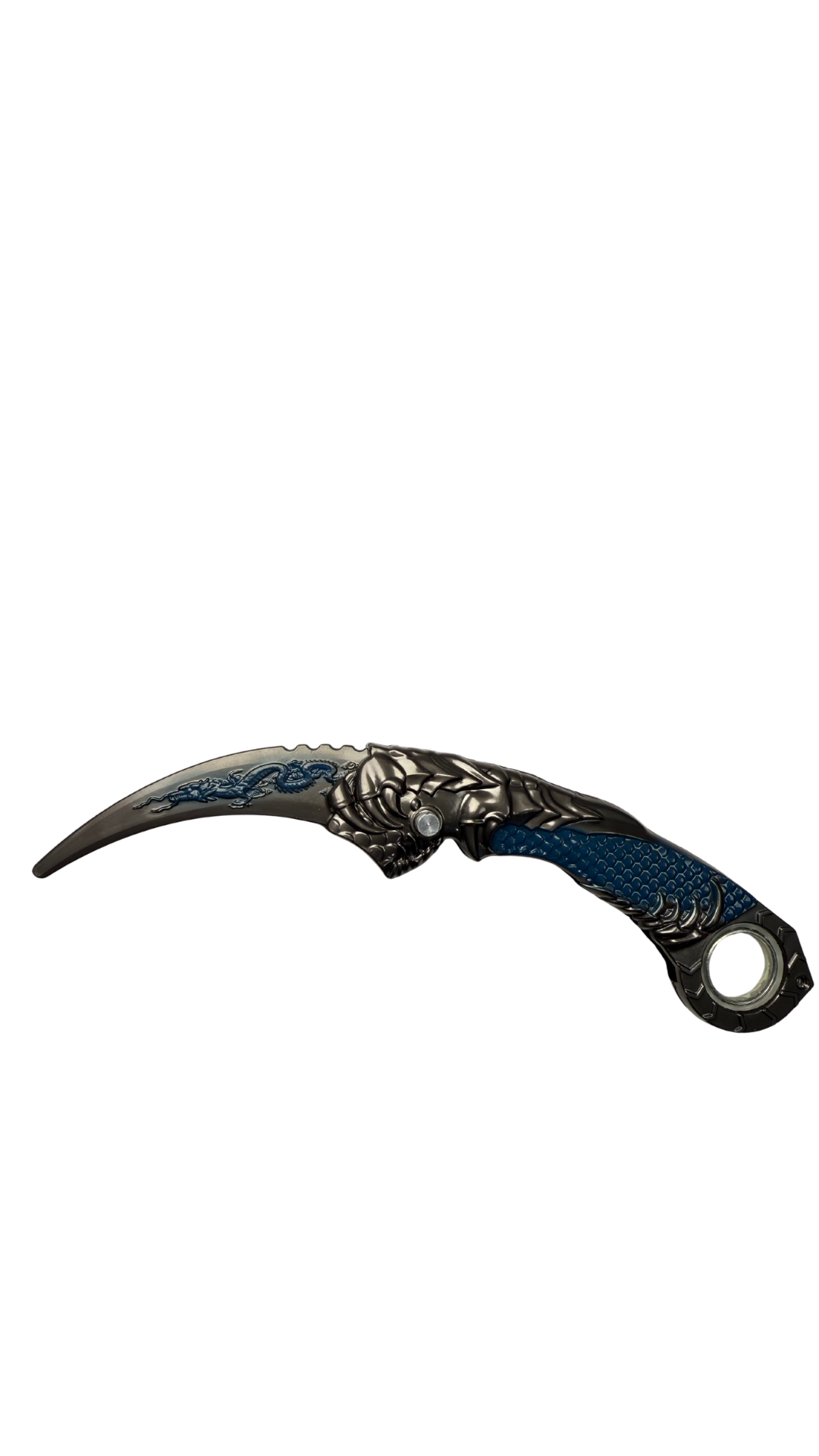 Dragon Karambit Knife - Blue Fantasy Folding | Hellzone