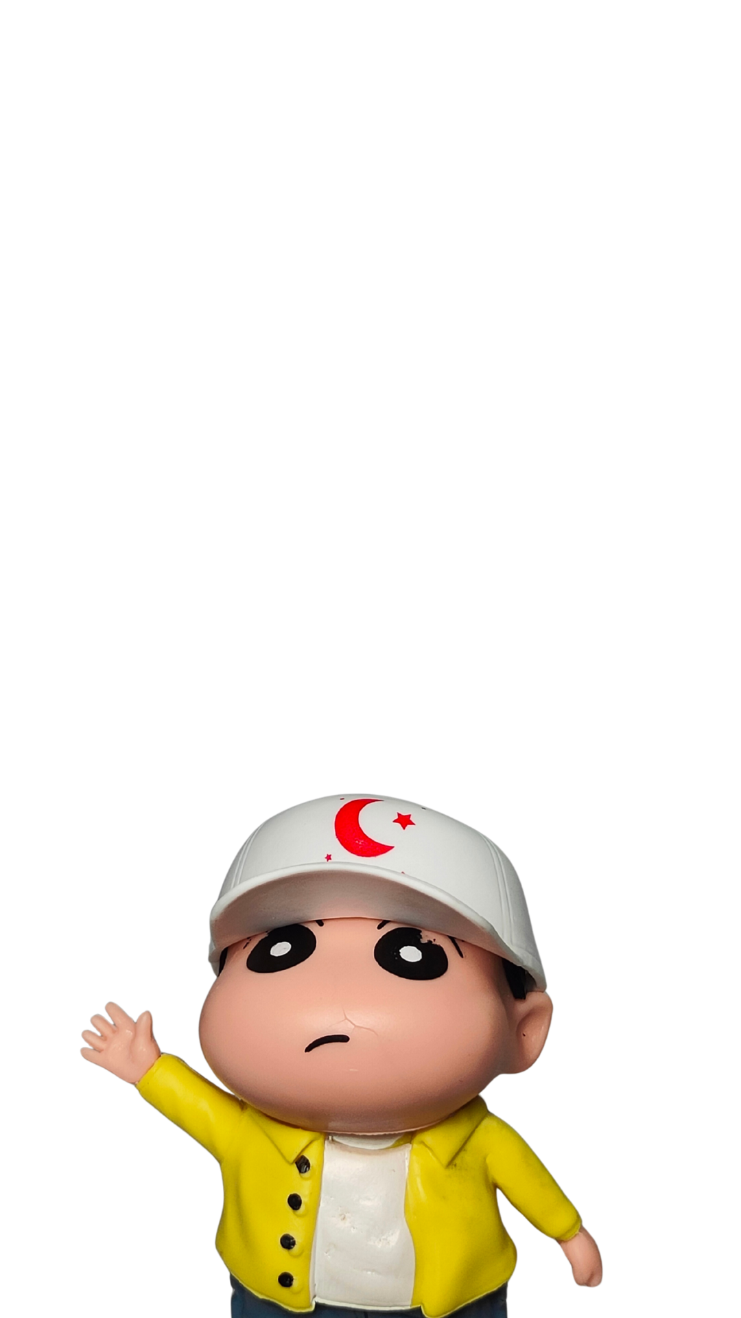 Shin-chan Yellow Jacket & Crescent Moon Cap Miniature | Hellzone