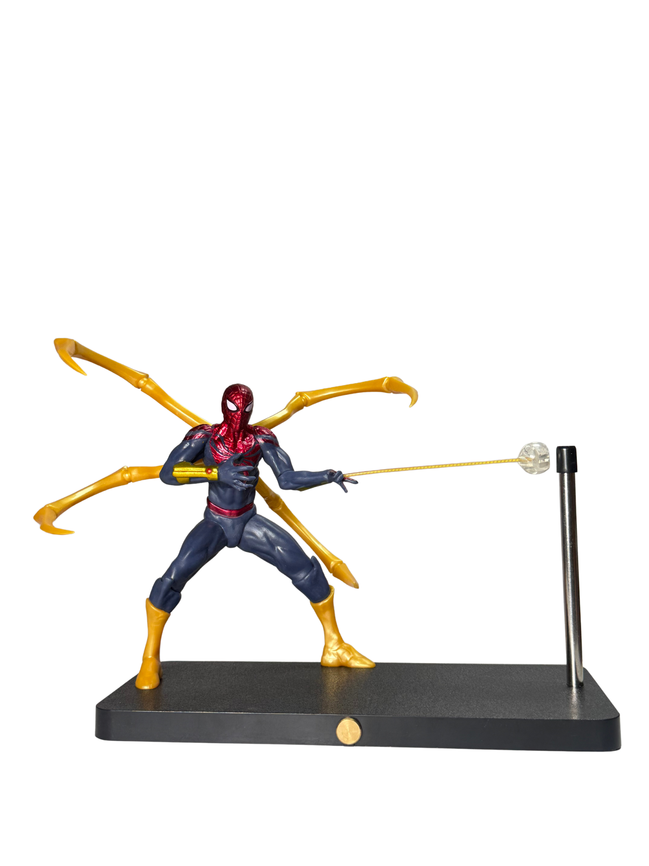 Spider-Man Action Figure with Yellow LED Desk Lamp | Hellzone