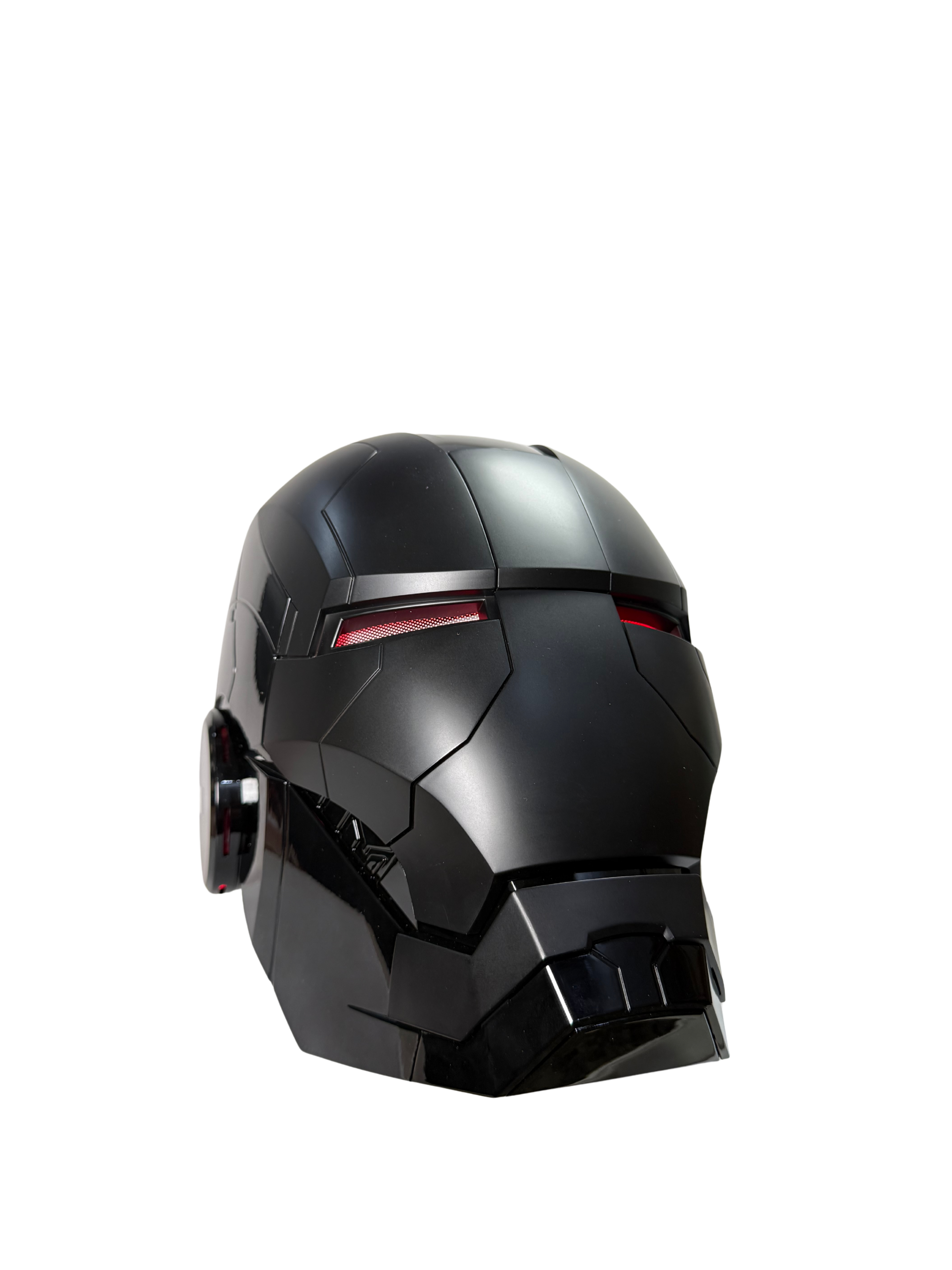 Iron Man Mark V Helmet with Fully Automatic | Black Electronic Cosplay Helmet | Marvel Collectible