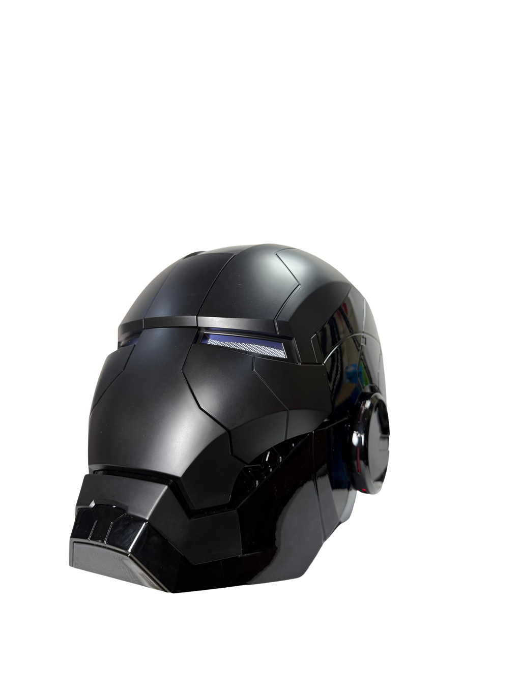 Iron Man Mark V Helmet with Fully Automatic | Black Electronic Cosplay Helmet | Marvel Collectible