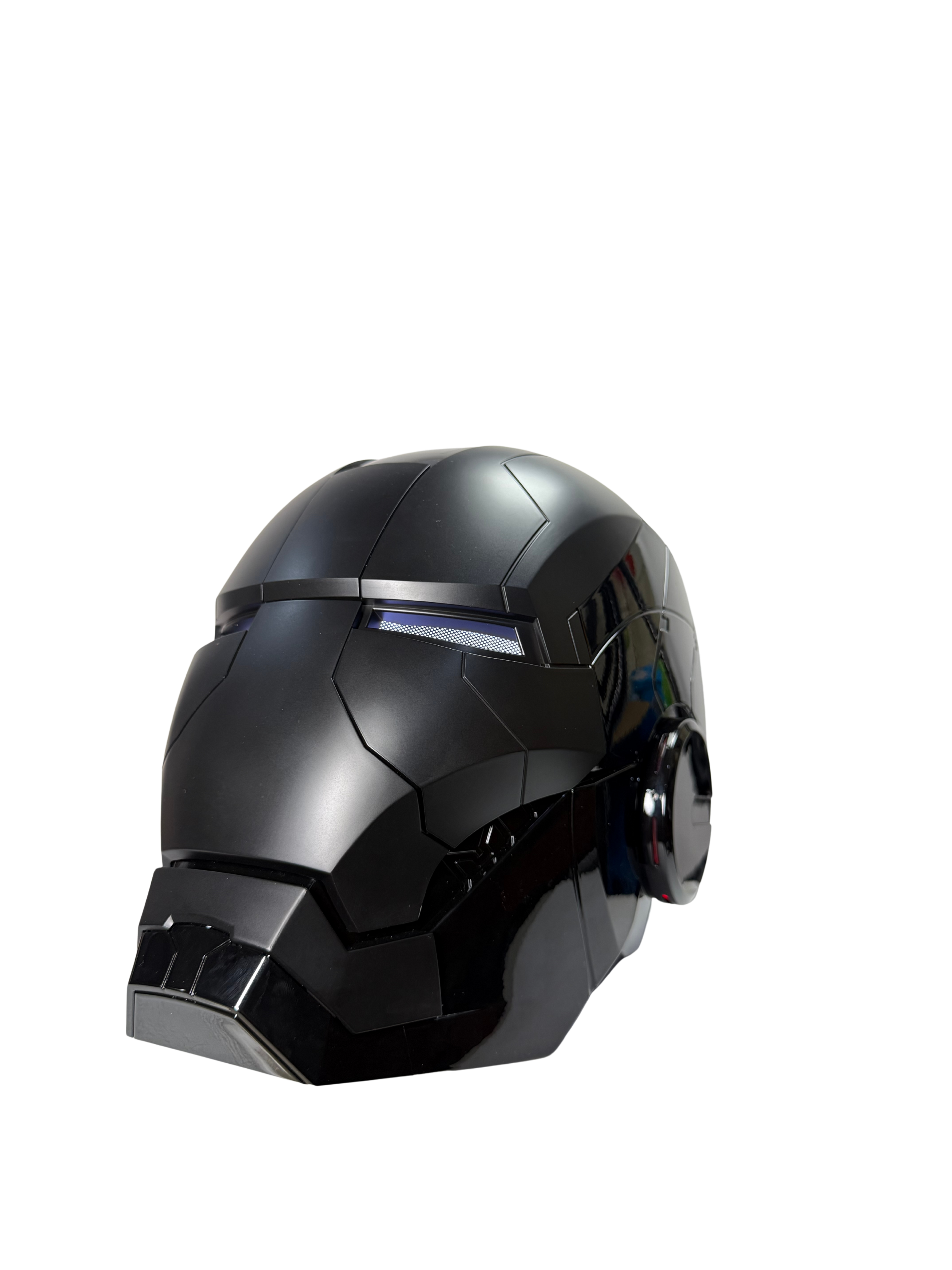Iron Man Mark V Helmet with Fully Automatic | Black Electronic Cosplay Helmet | Marvel Collectible