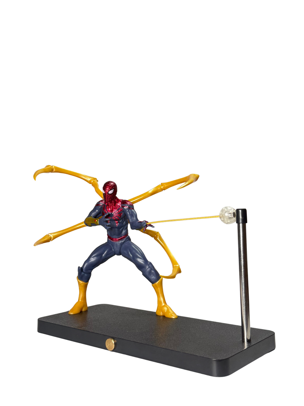Spider-Man Action Figure with Yellow LED Desk Lamp | Hellzone