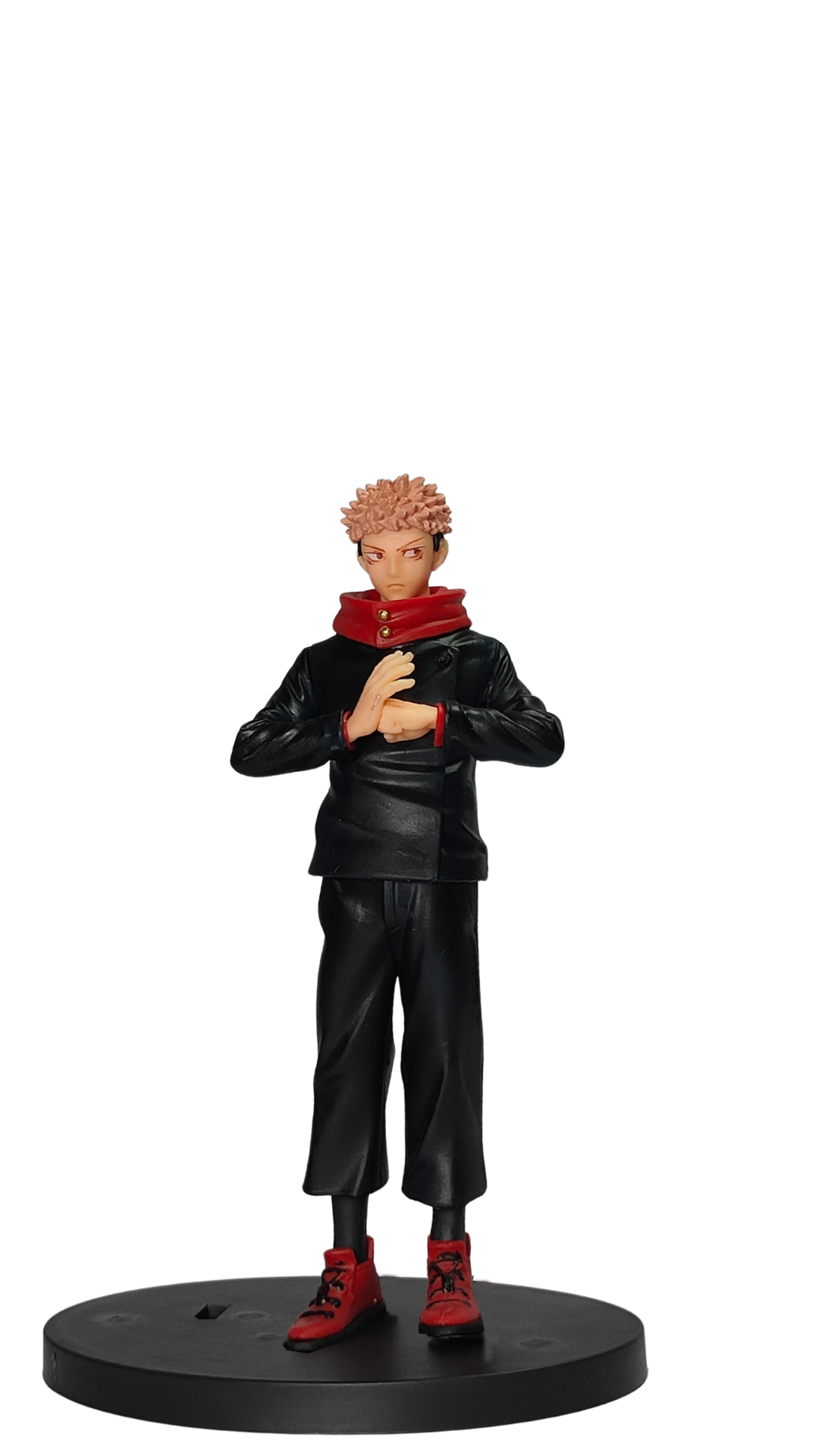 Jujutsu Kaisen: Yuji Itadori (Black Uniform & Red Shoes) Action Figure (18Cm) Hellzone