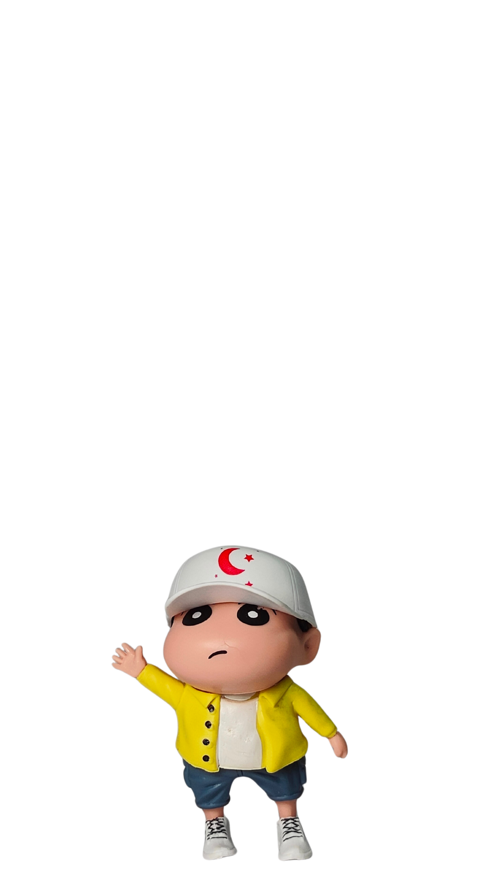 Shin-chan Yellow Jacket & Crescent Moon Cap Miniature | Hellzone