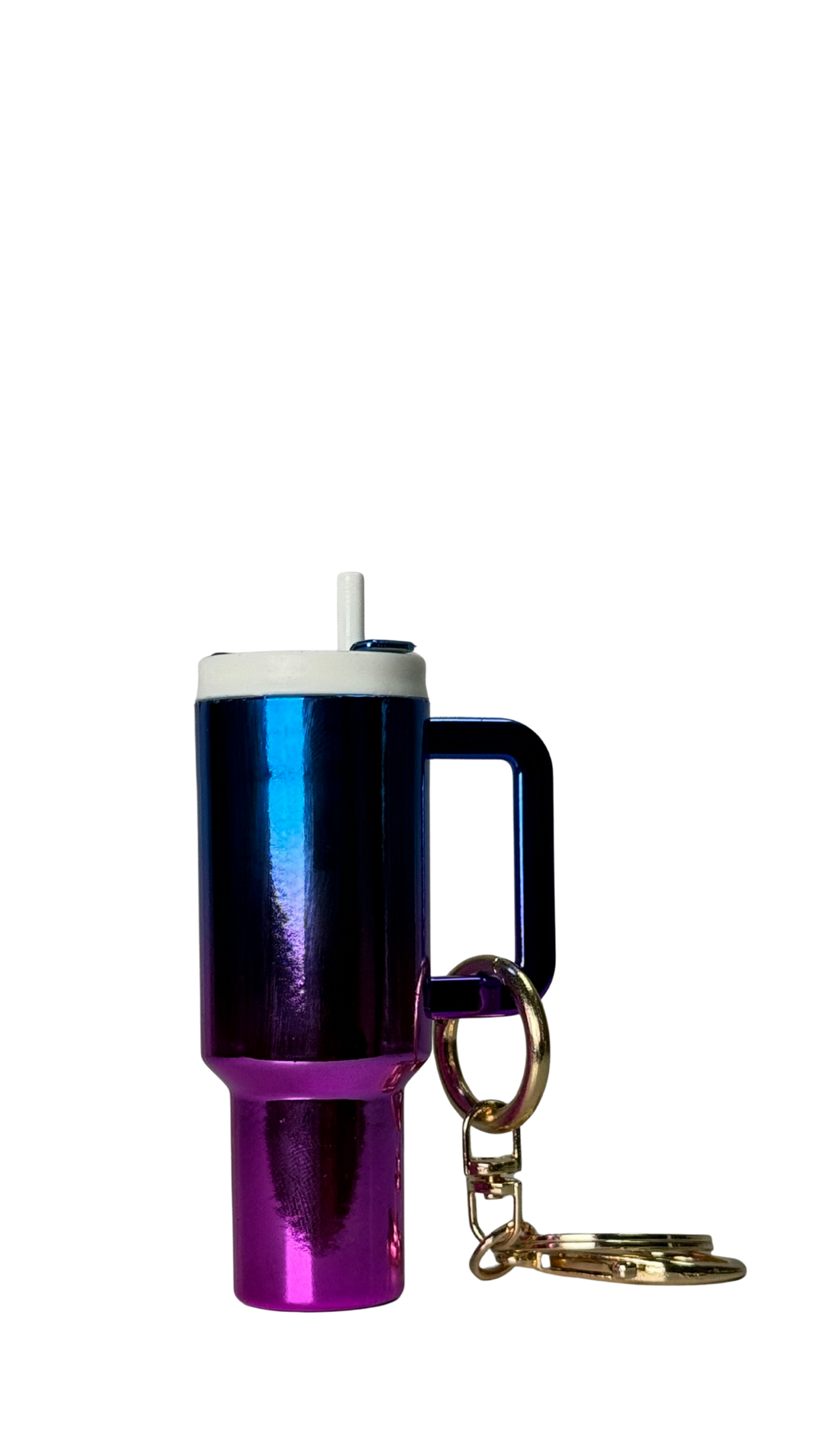 Mini Tumbler Electric Blue & Magenta Keychain | Hellzone