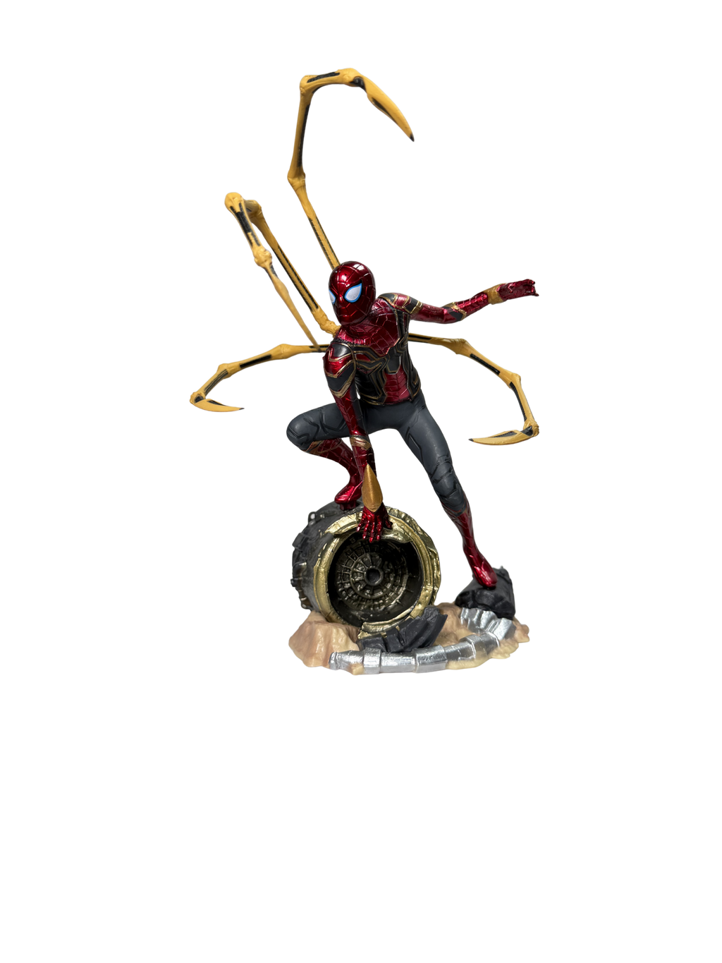 Iron Spider-Man with Mechanical Spider Legs Statue | Premium Detailed Marvel Superhero Collectible Figure
